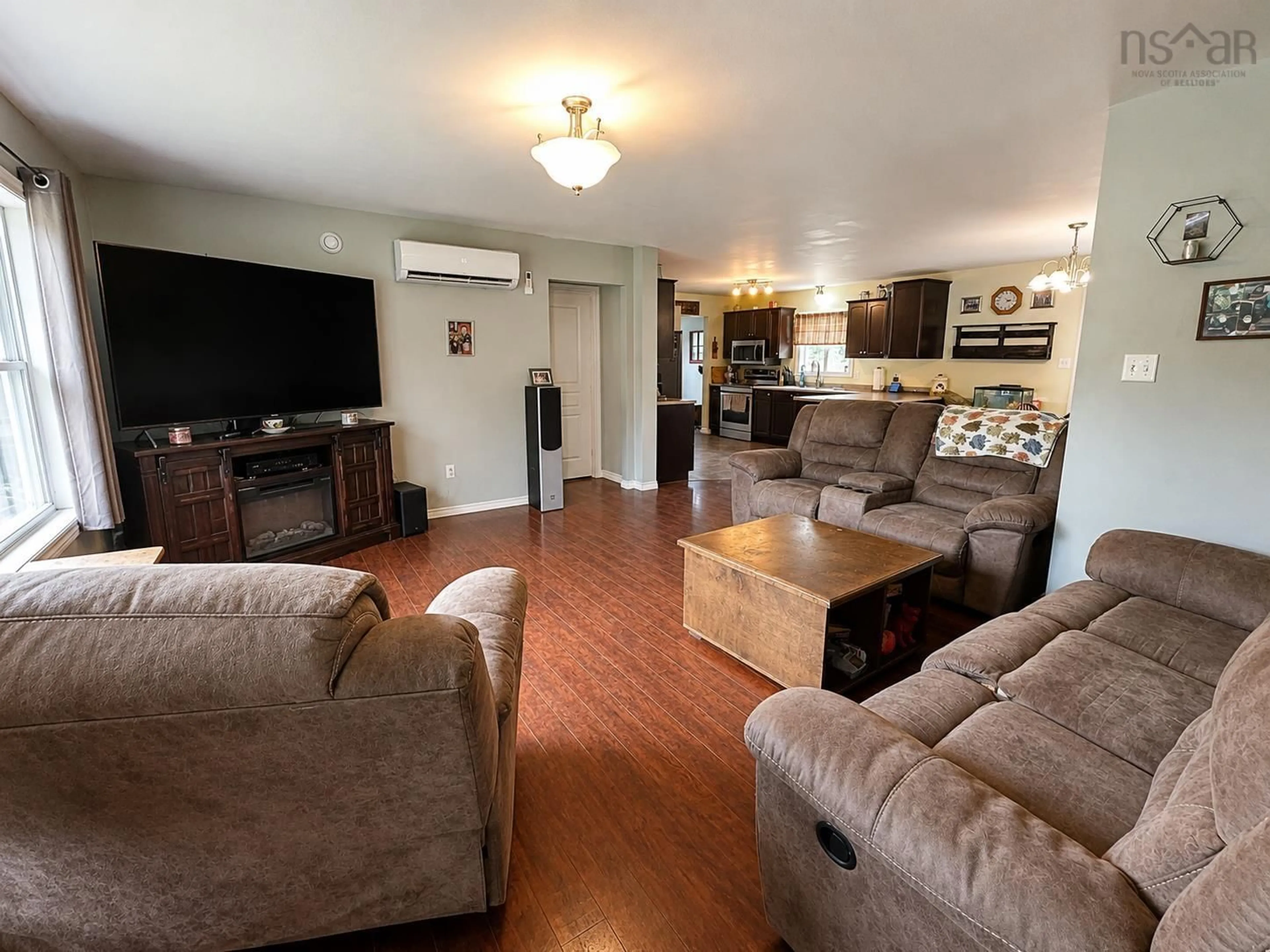 Living room with furniture, unknown for 901 Old Port Mouton Rd, White Point Nova Scotia B0T 1K0