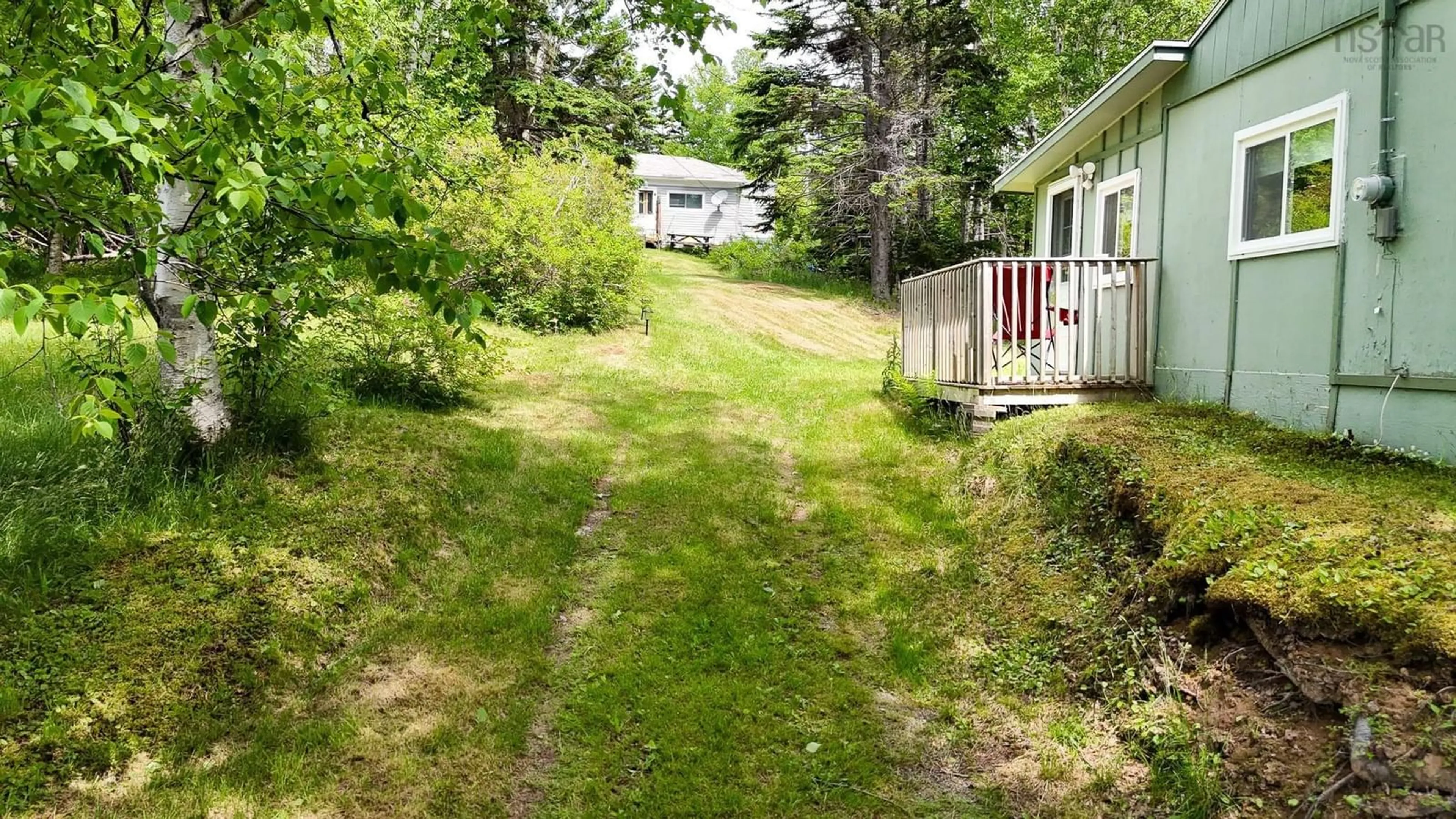 A pic from outside/outdoor area/front of a property/back of a property/a pic from drone, street for 47 Claymore Lane, Big Pond Nova Scotia B1J 1S7