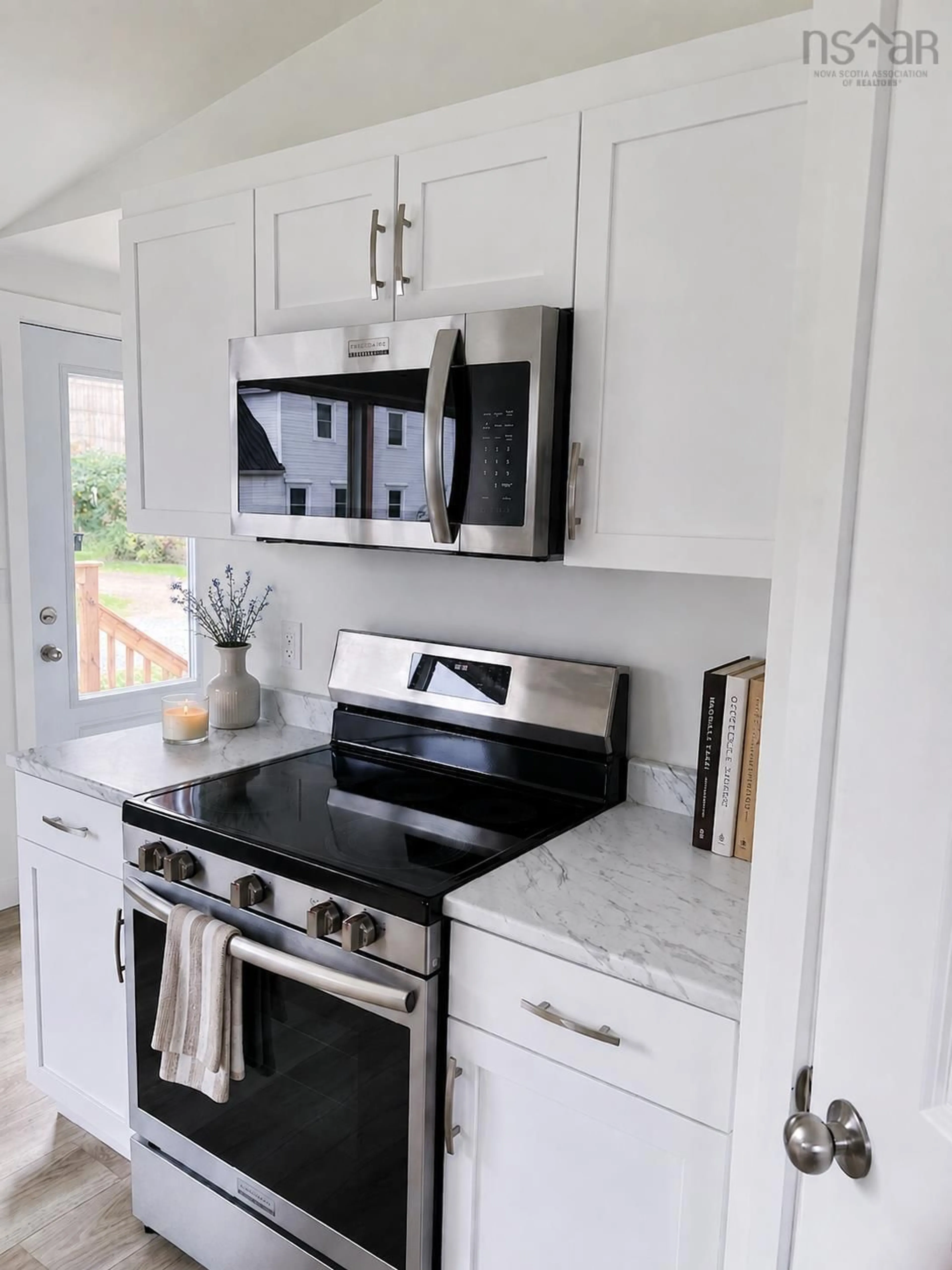 Contemporary kitchen, ceramic/tile floor for 3-24 Murchyville Rd, Murchyville Nova Scotia B0N 1X0