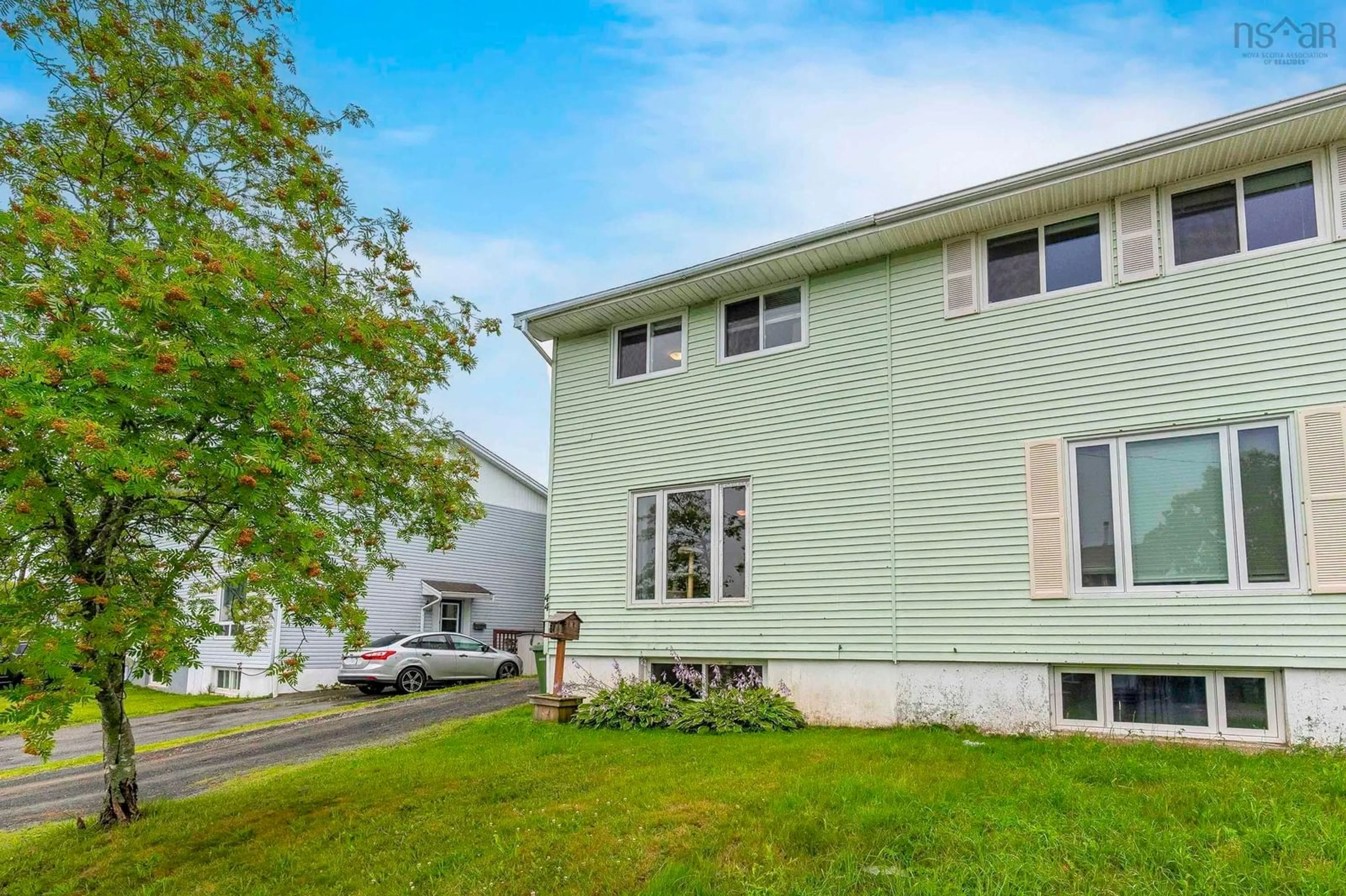 Home with vinyl exterior material, street for 44 Tillock Dr, Lower Sackville Nova Scotia B4C 1K7