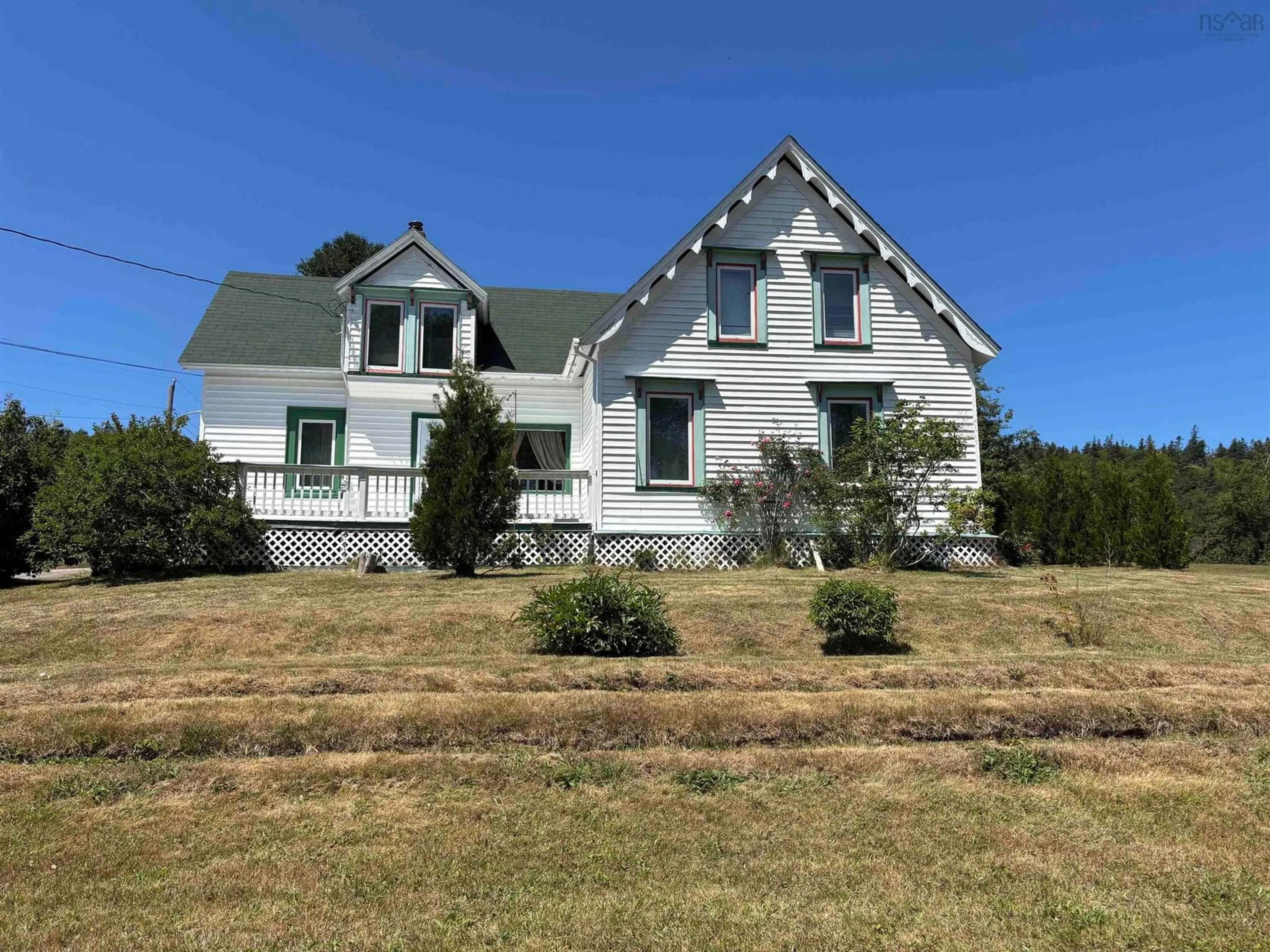 A pic from outside/outdoor area/front of a property/back of a property/a pic from drone, unknown for 12 Tommy's Branch Road, Little River Nova Scotia B0V 1C0