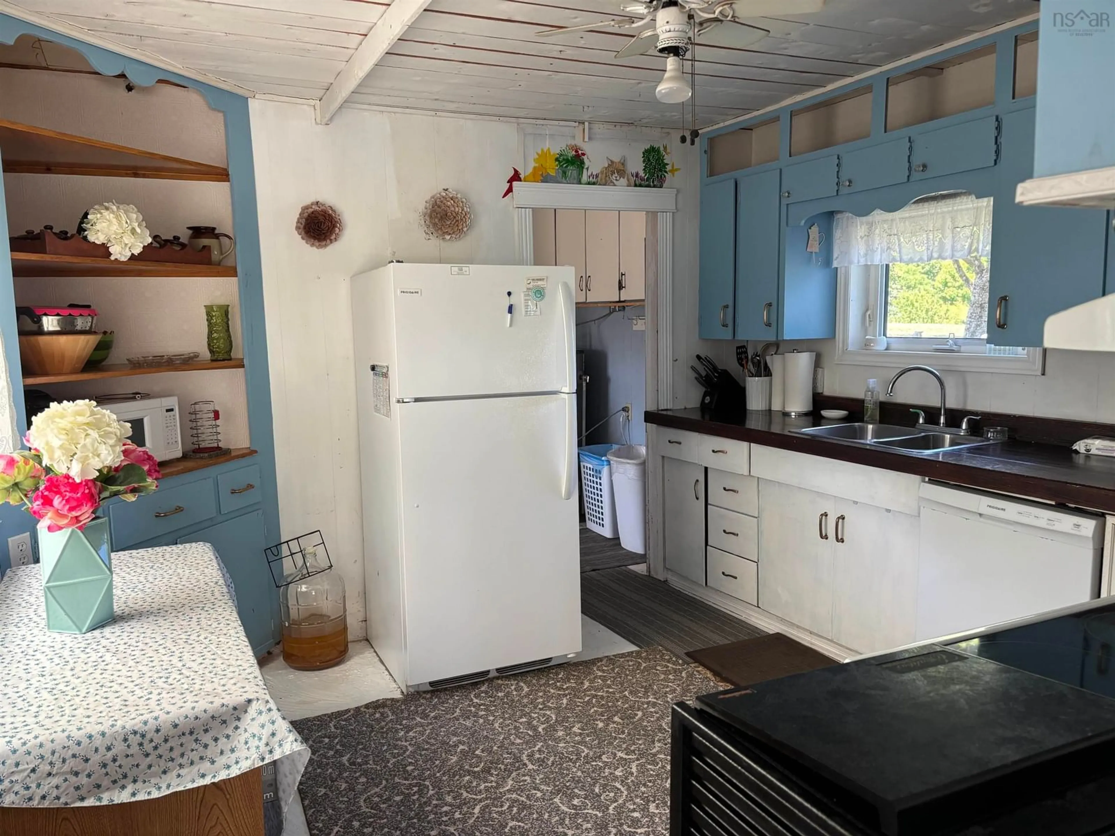 Standard kitchen, ceramic/tile floor for 12 Tommy's Branch Road, Little River Nova Scotia B0V 1C0