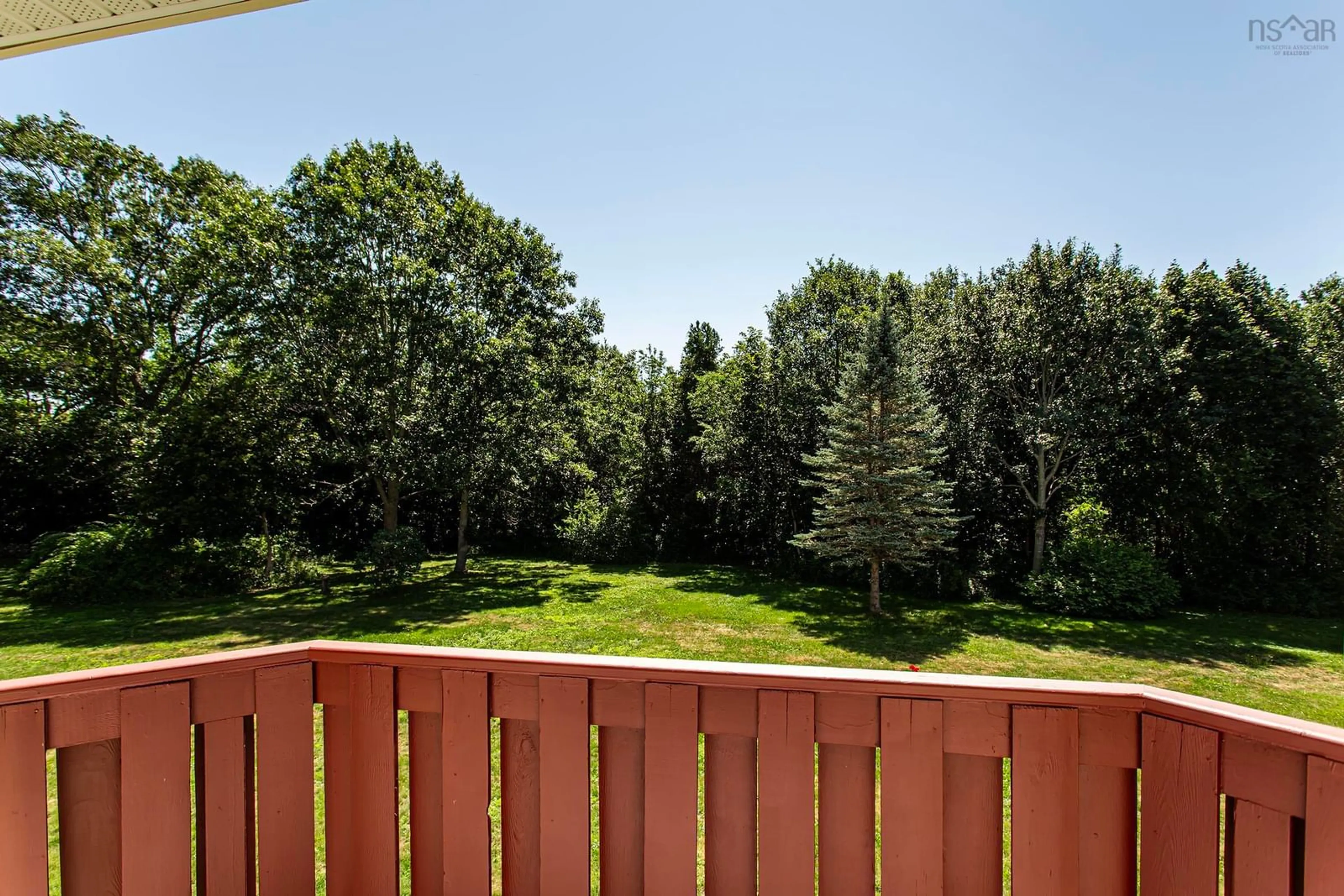 Patio, forest/trees view for 20 Connaught Ave, Middleton Nova Scotia B0S 1P0