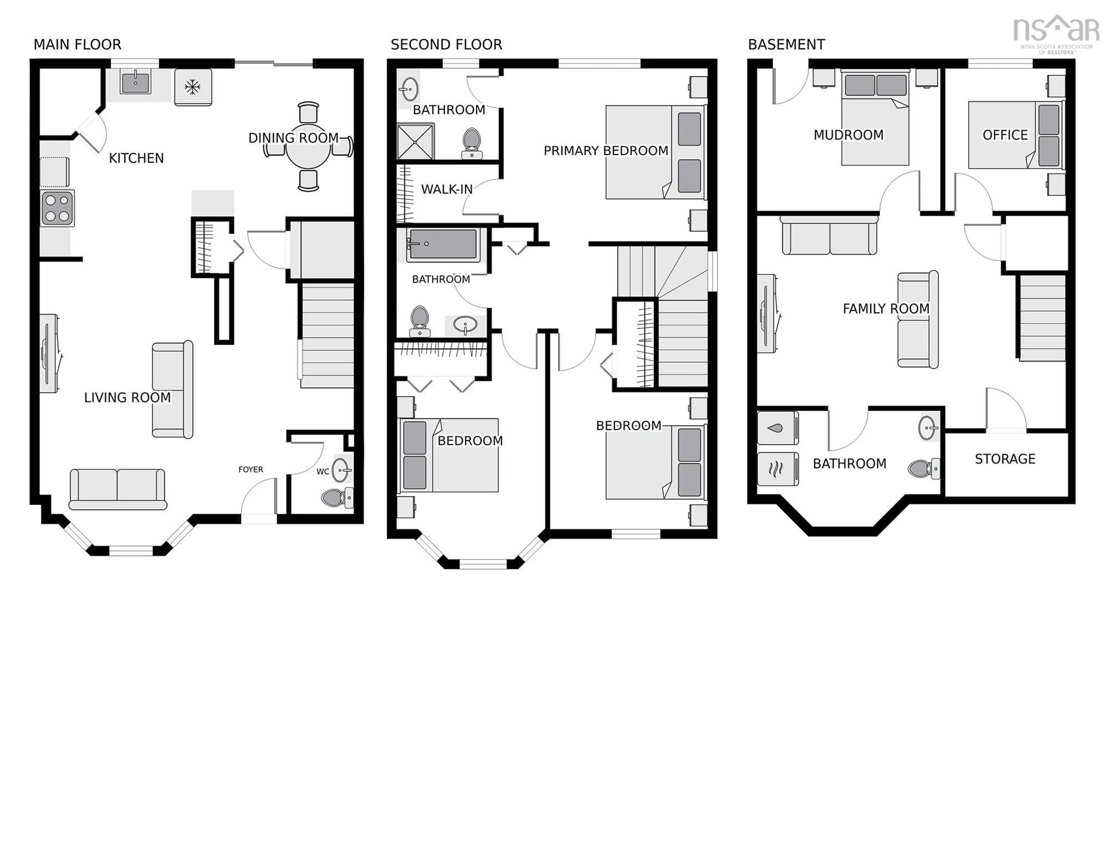 Floor plan for 30 Yoon Crt, Timberlea Nova Scotia B3T 2K4