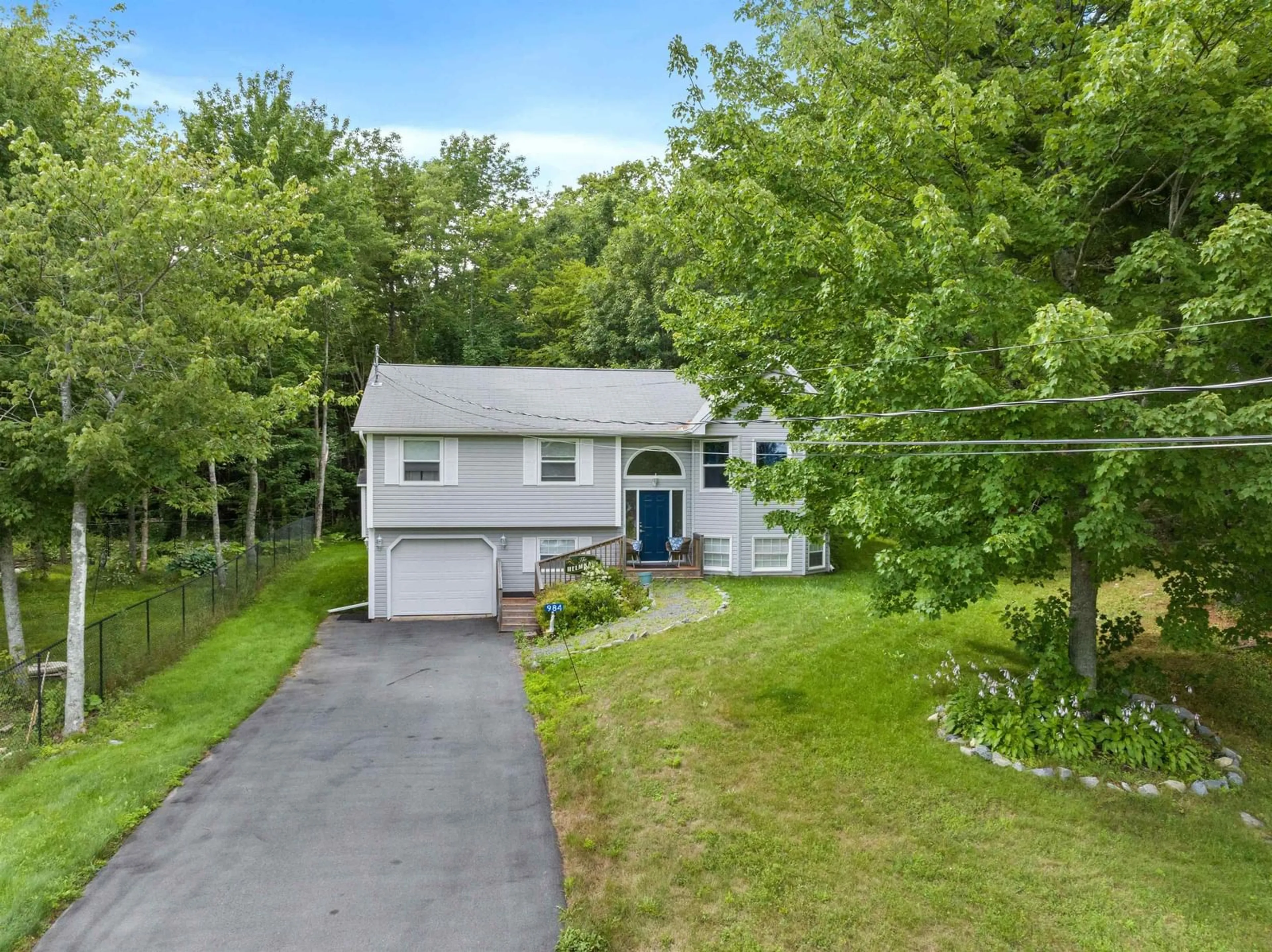A pic from outside/outdoor area/front of a property/back of a property/a pic from drone, street for 984 Beaver Bank Rd, Beaver Bank Nova Scotia B3R 1H8