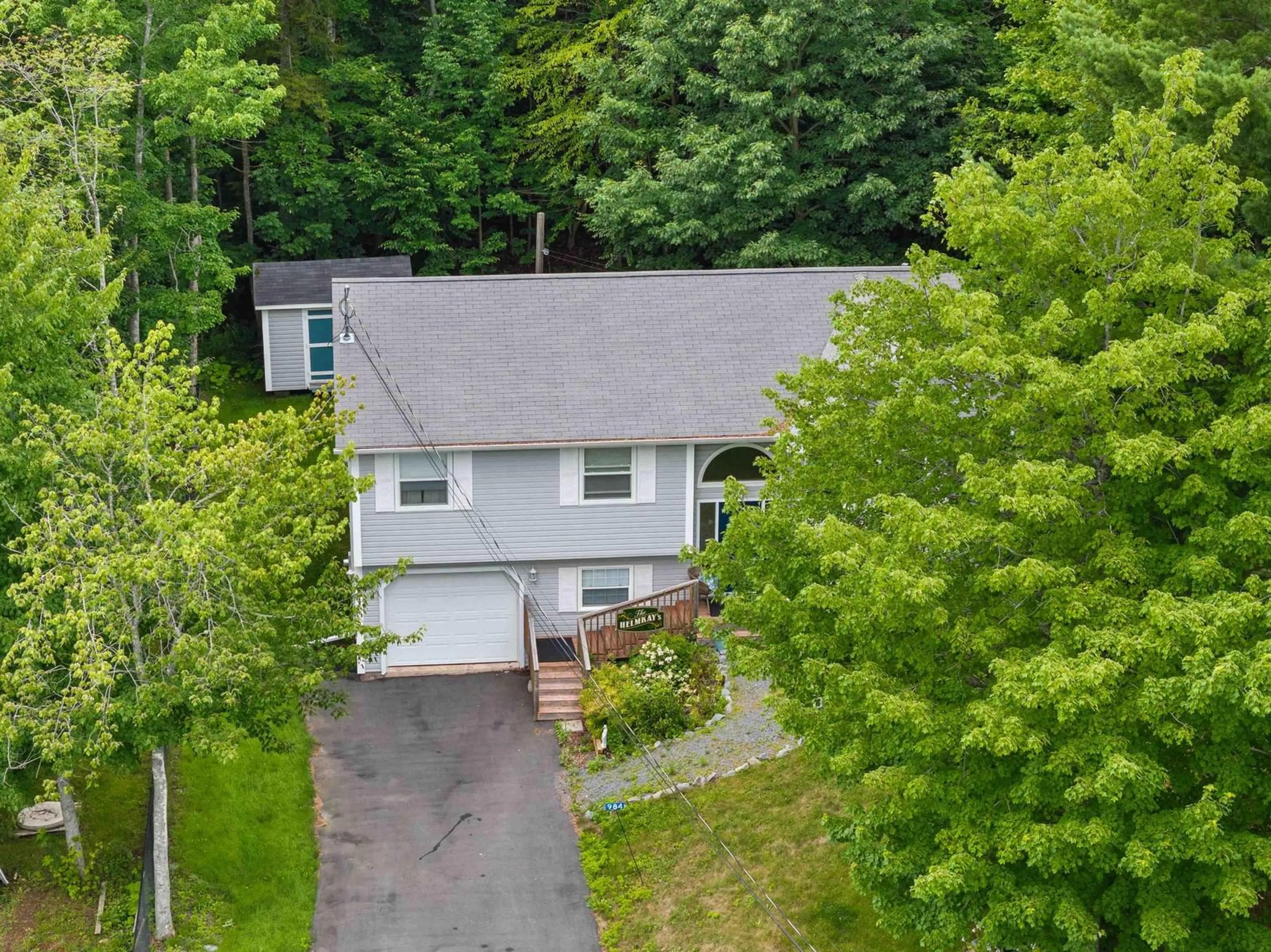 A pic from outside/outdoor area/front of a property/back of a property/a pic from drone, unknown for 984 Beaver Bank Rd, Beaver Bank Nova Scotia B3R 1H8