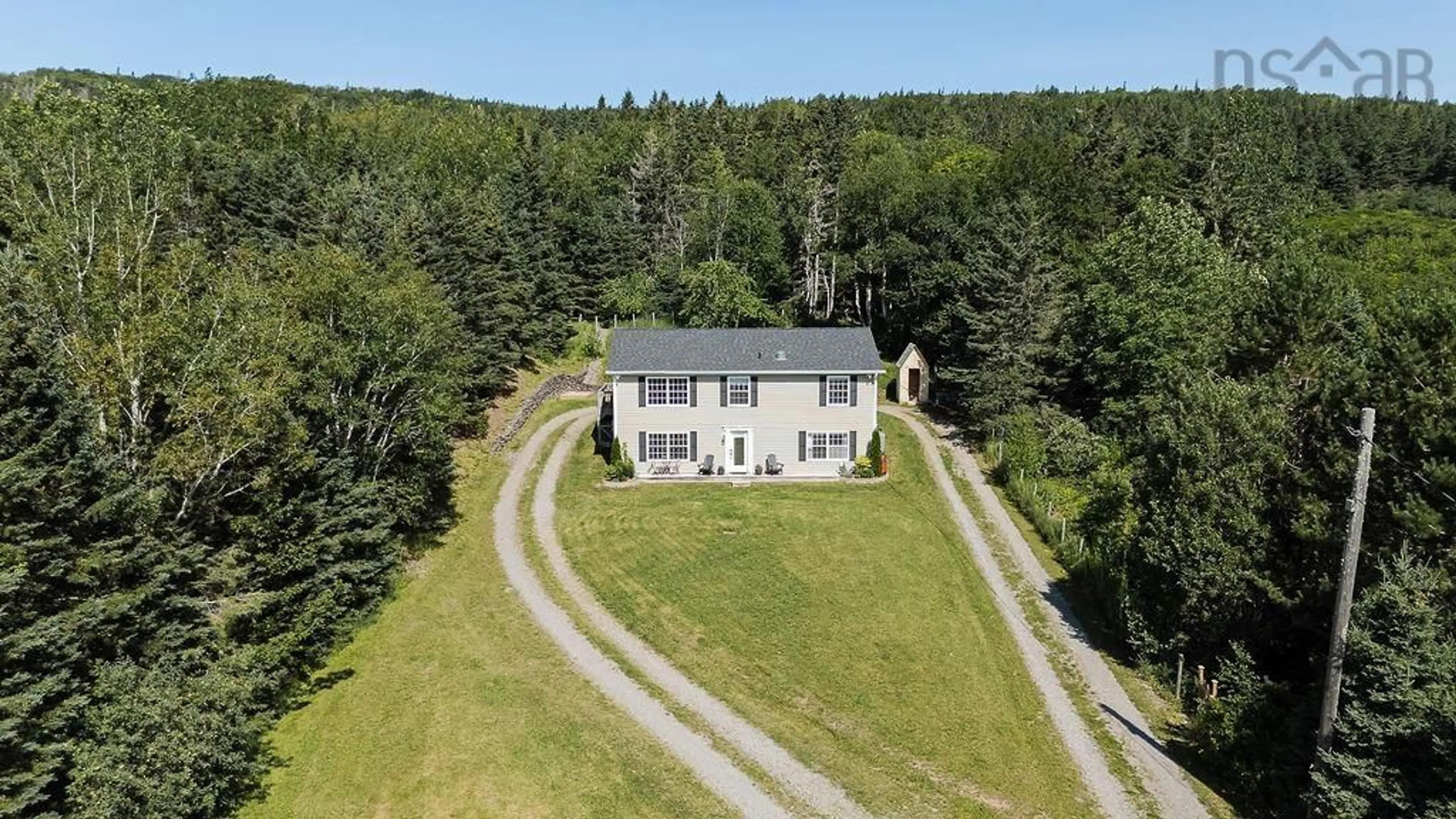 A pic from outside/outdoor area/front of a property/back of a property/a pic from drone, unknown for 1126 Coxheath Rd, Coxheath Nova Scotia B1L 1B2