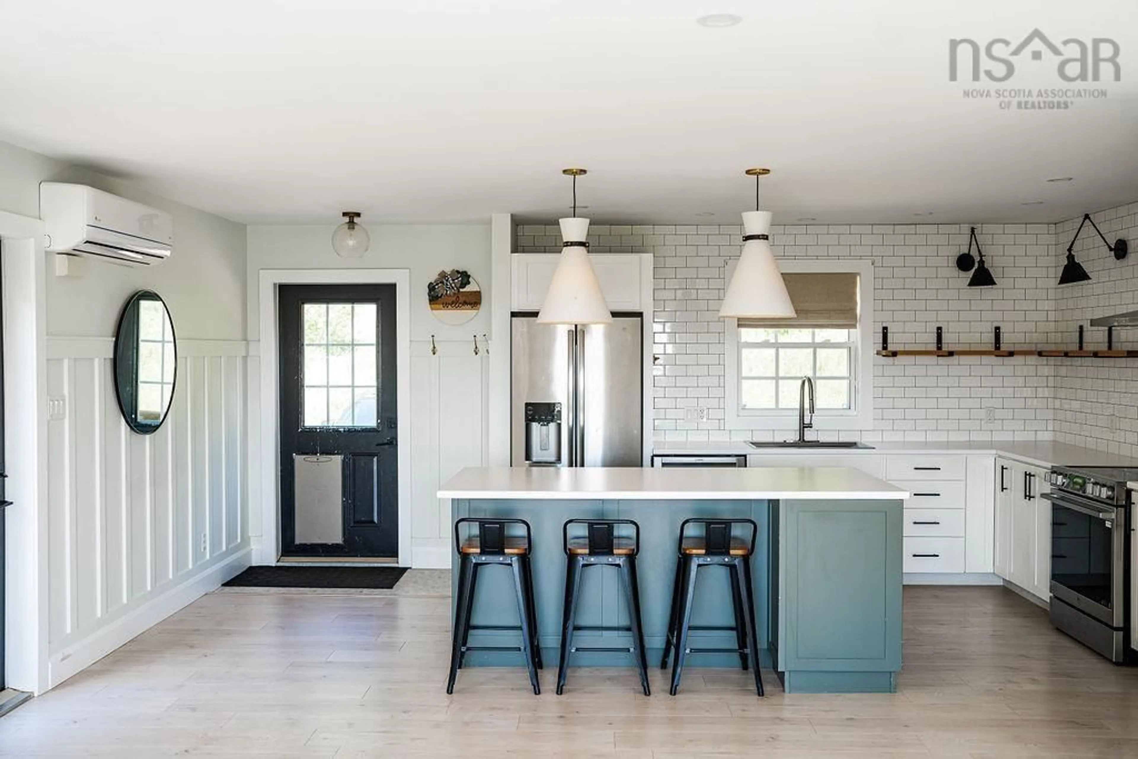 Open concept kitchen, ceramic/tile floor for 1126 Coxheath Rd, Coxheath Nova Scotia B1L 1B2