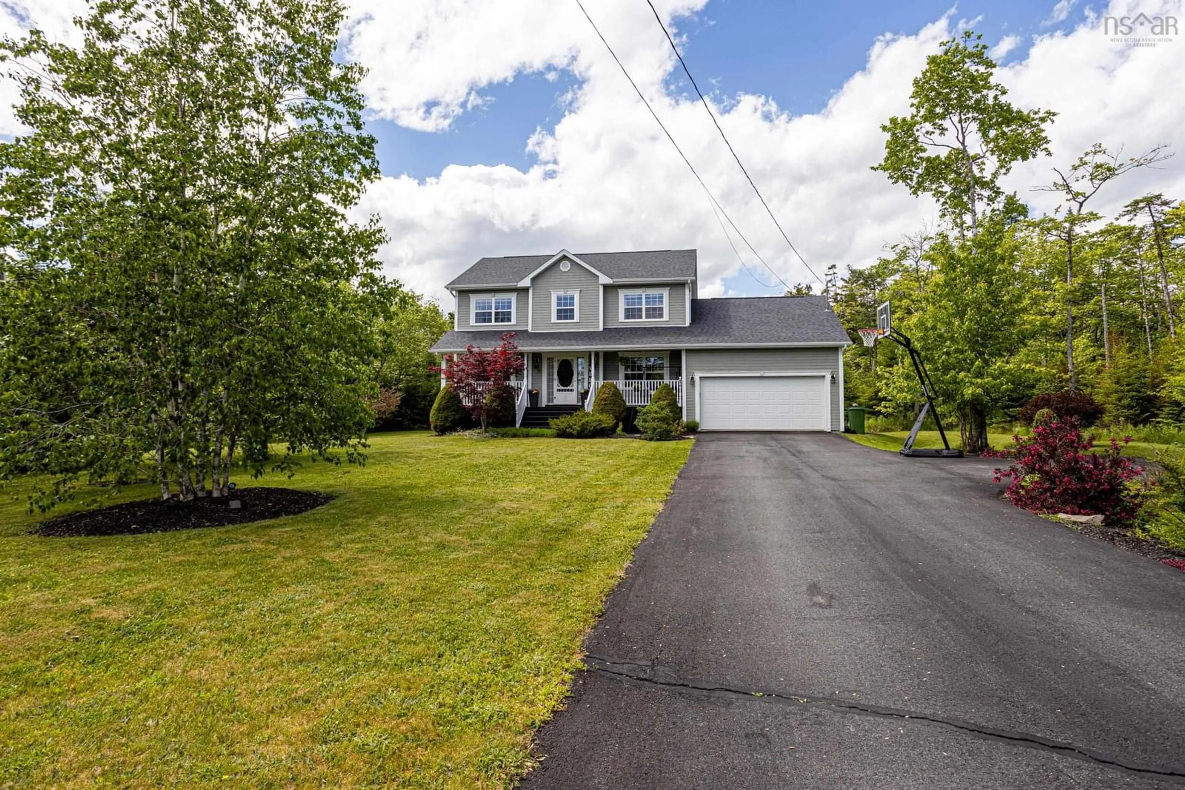 Home with vinyl exterior material, street for 71 Yezen Crt, Hammonds Plains Nova Scotia B4B 0C3