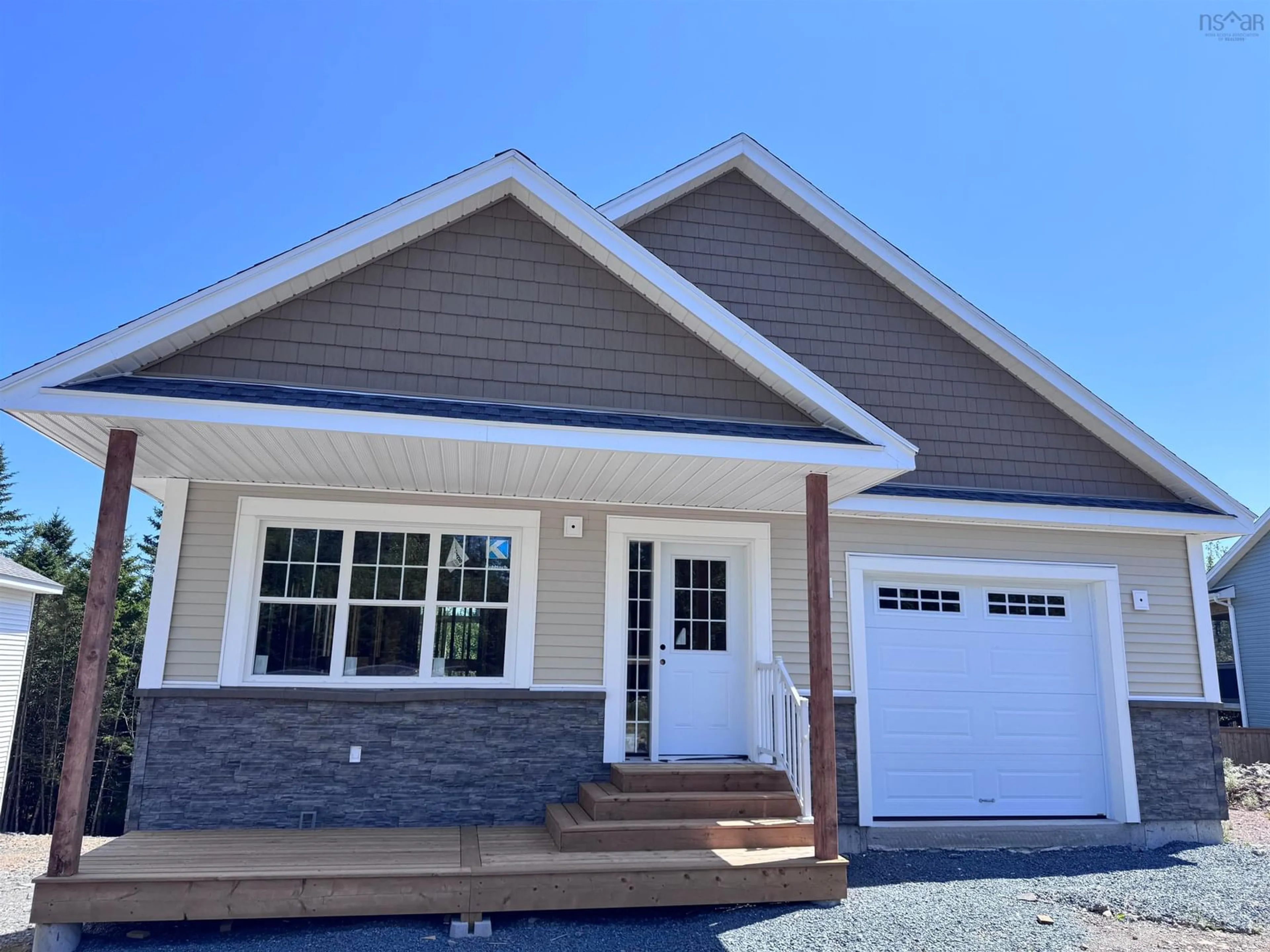 Home with vinyl exterior material, street for 47 Gosling Cir, Porters Lake Nova Scotia B3E 0C5