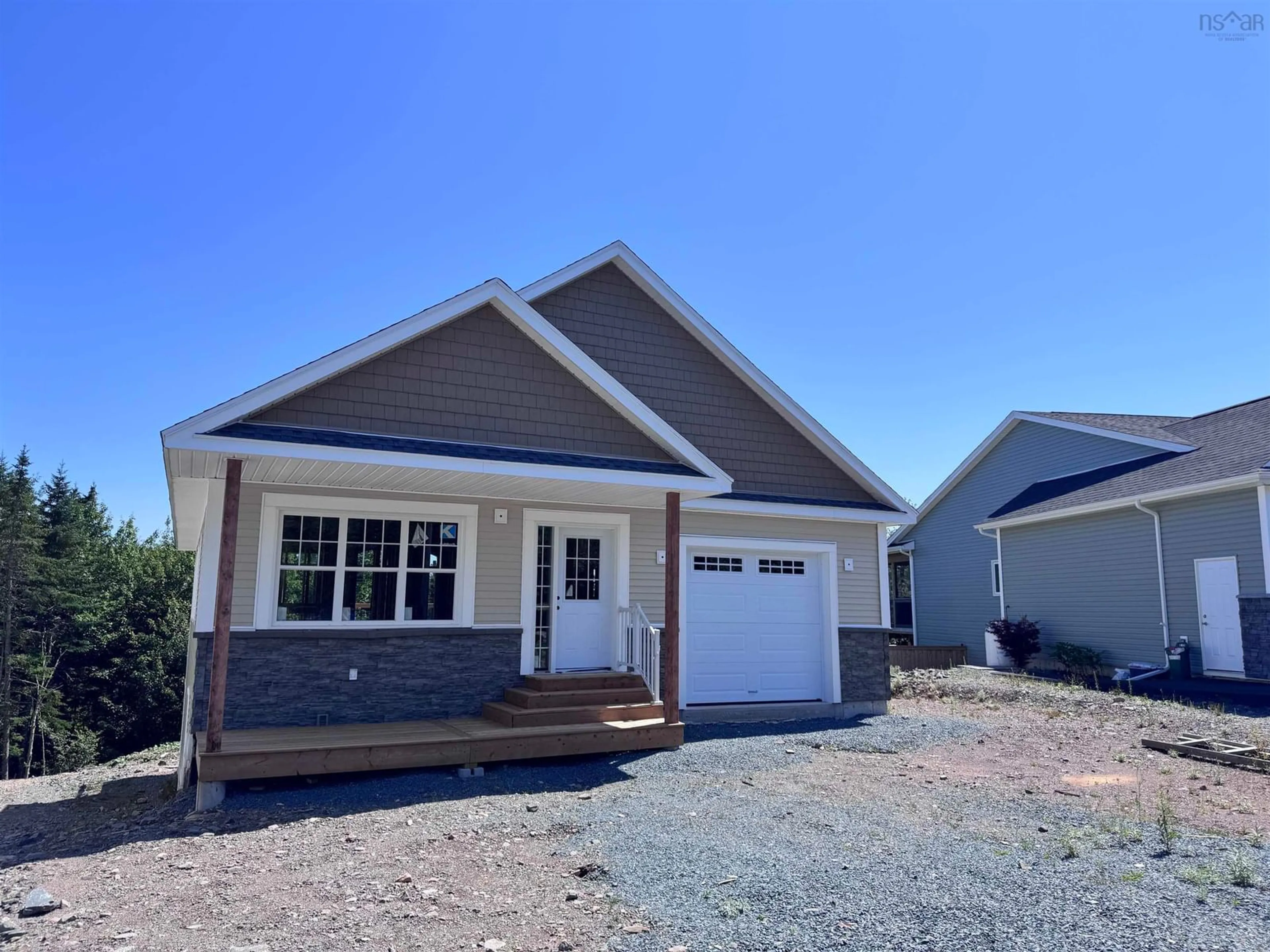 Home with vinyl exterior material, street for 47 Gosling Cir, Porters Lake Nova Scotia B3E 0C5