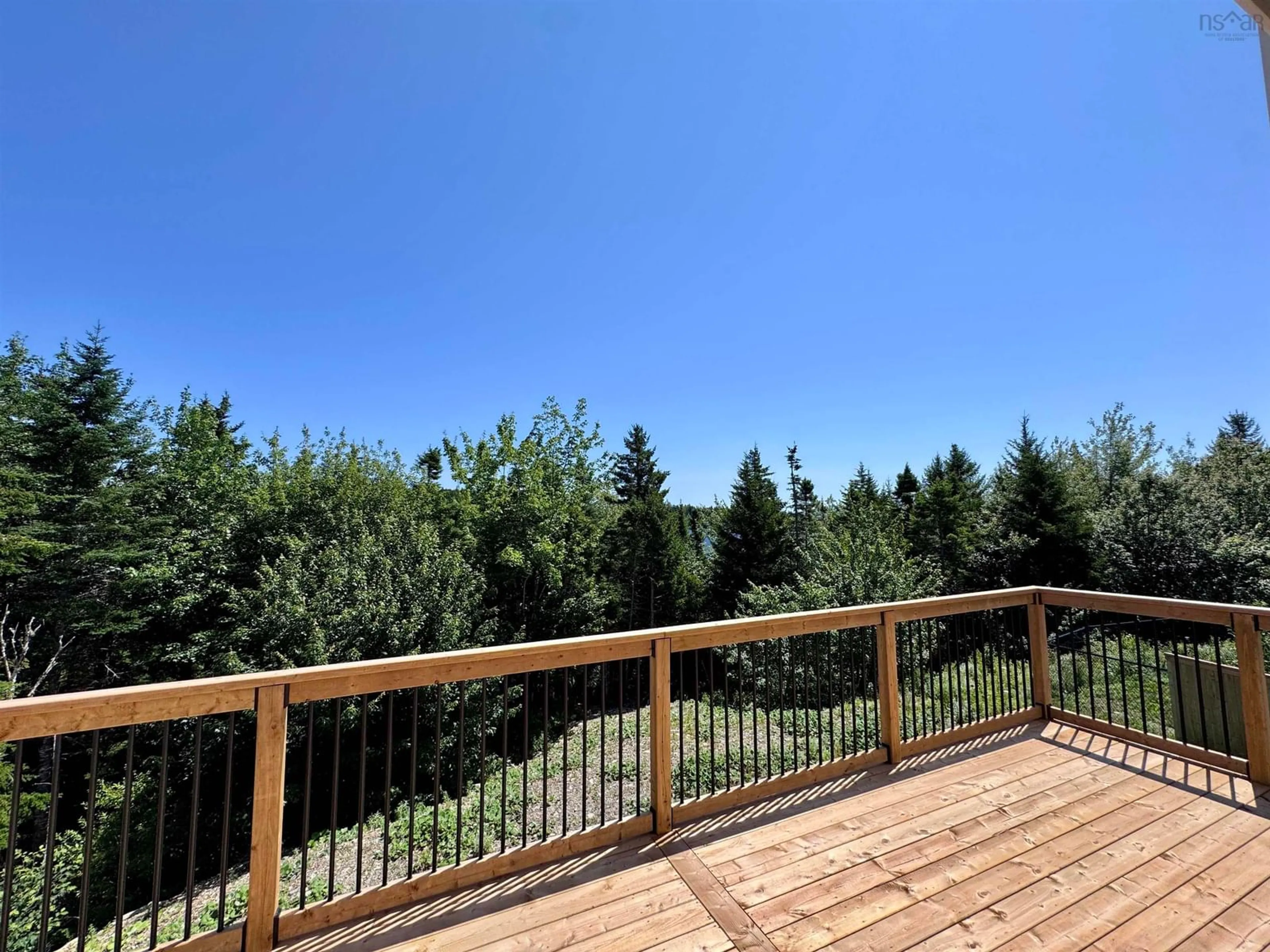Patio, forest/trees view for 47 Gosling Cir, Porters Lake Nova Scotia B3E 0C5