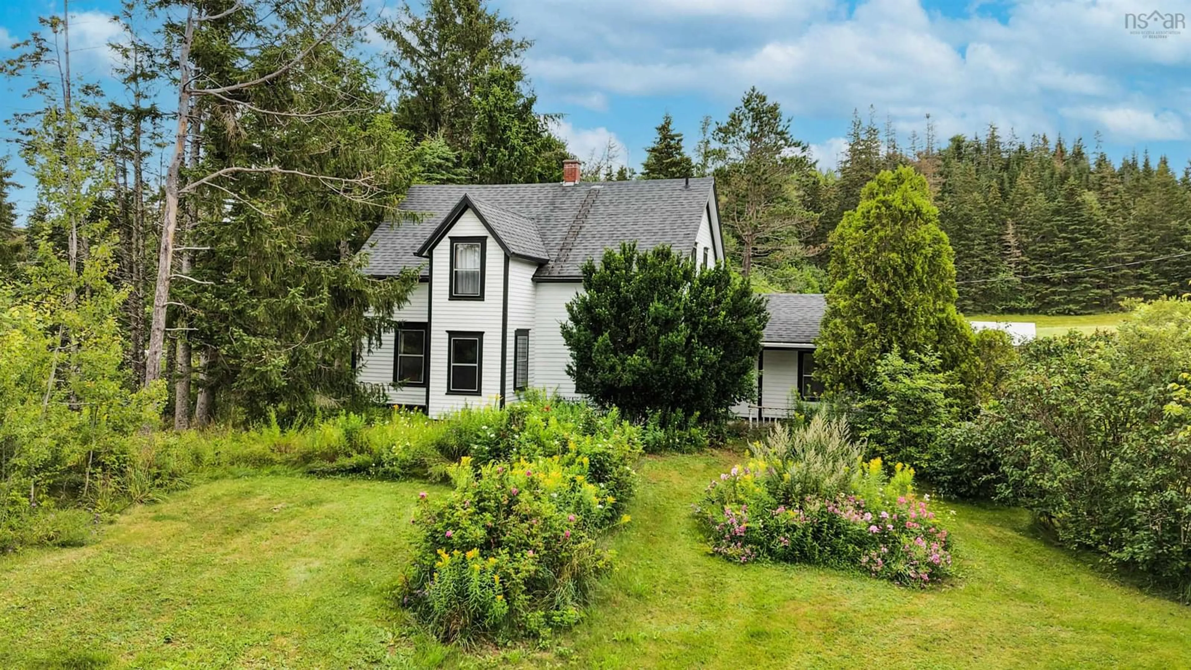 A pic from outside/outdoor area/front of a property/back of a property/a pic from drone, unknown for 16 Craig Rd, Watervale Nova Scotia B0K 1P0