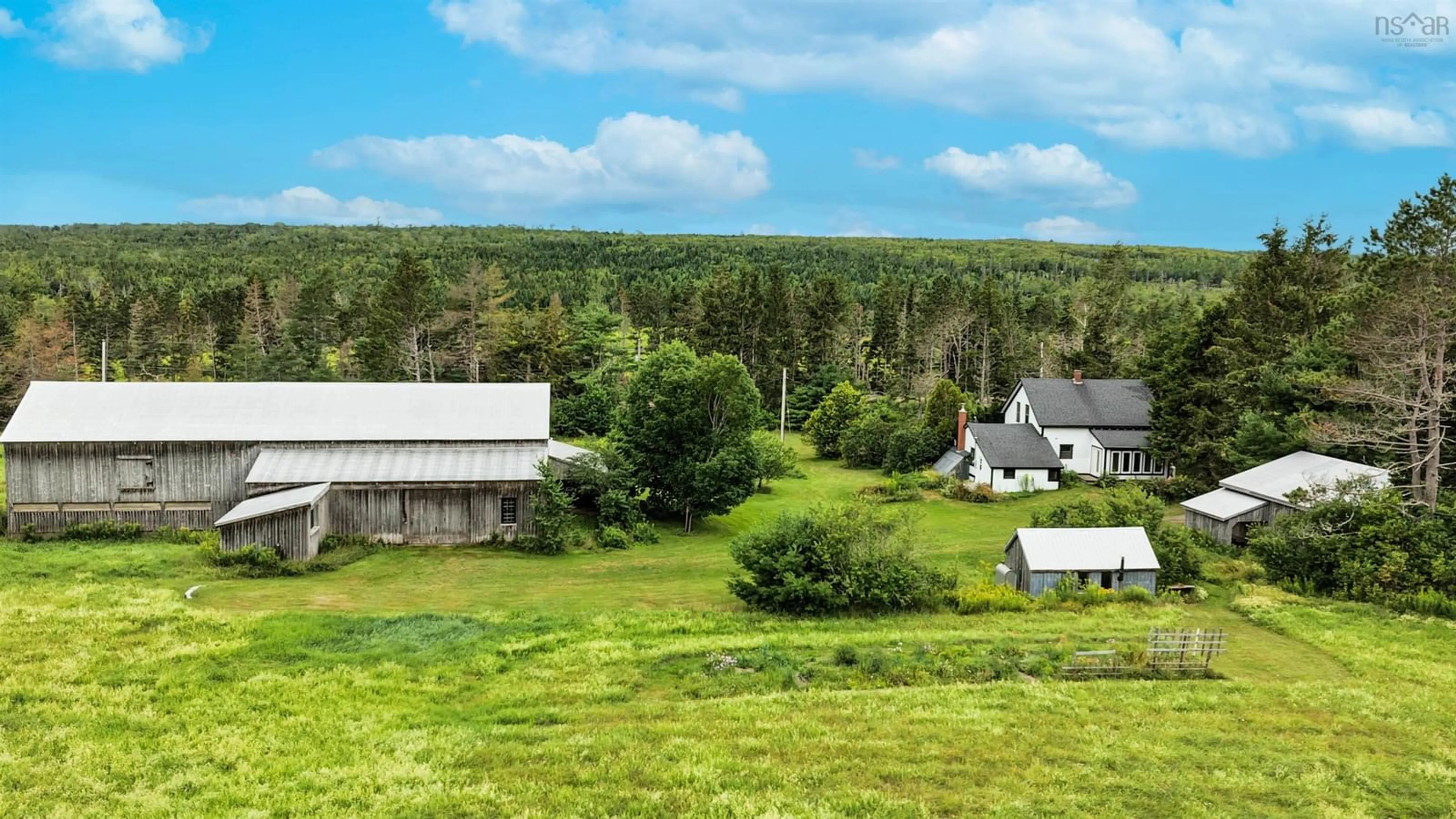 A pic from outside/outdoor area/front of a property/back of a property/a pic from drone, mountain view for 16 Craig Rd, Watervale Nova Scotia B0K 1P0