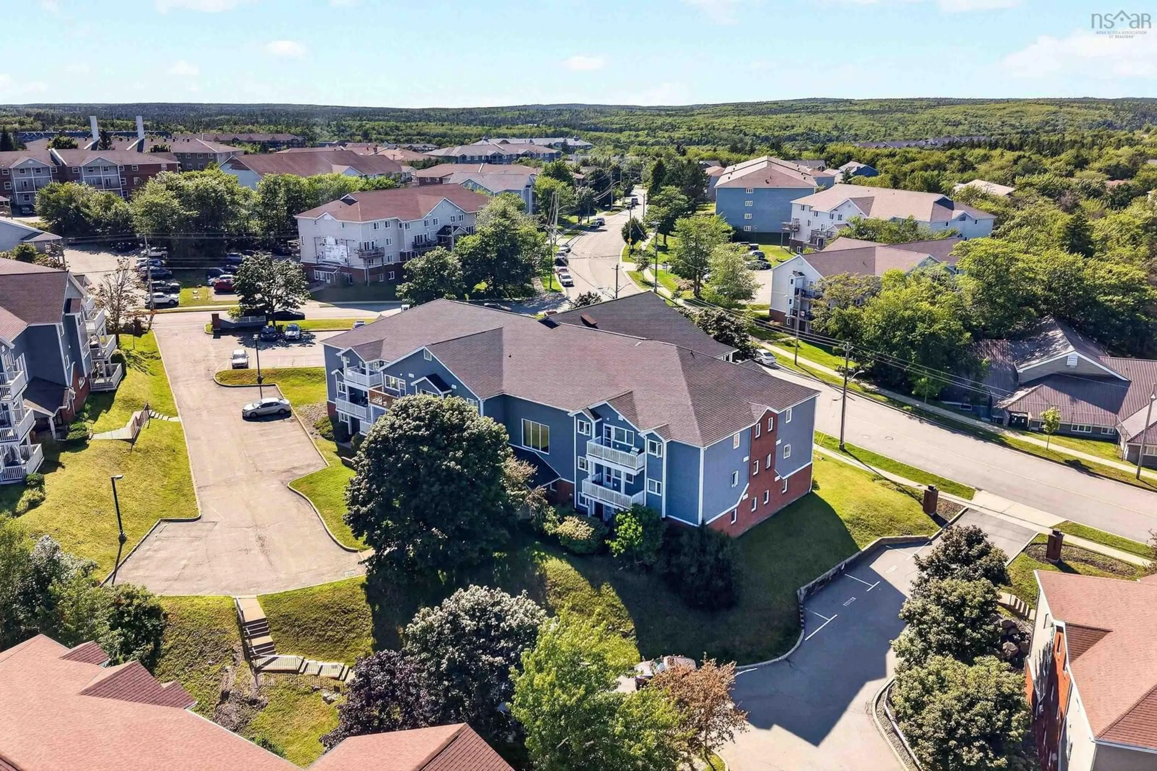 A pic from outside/outdoor area/front of a property/back of a property/a pic from drone, unknown for 126 Farnham Gate Rd #102, Halifax Nova Scotia B3M 3Z9