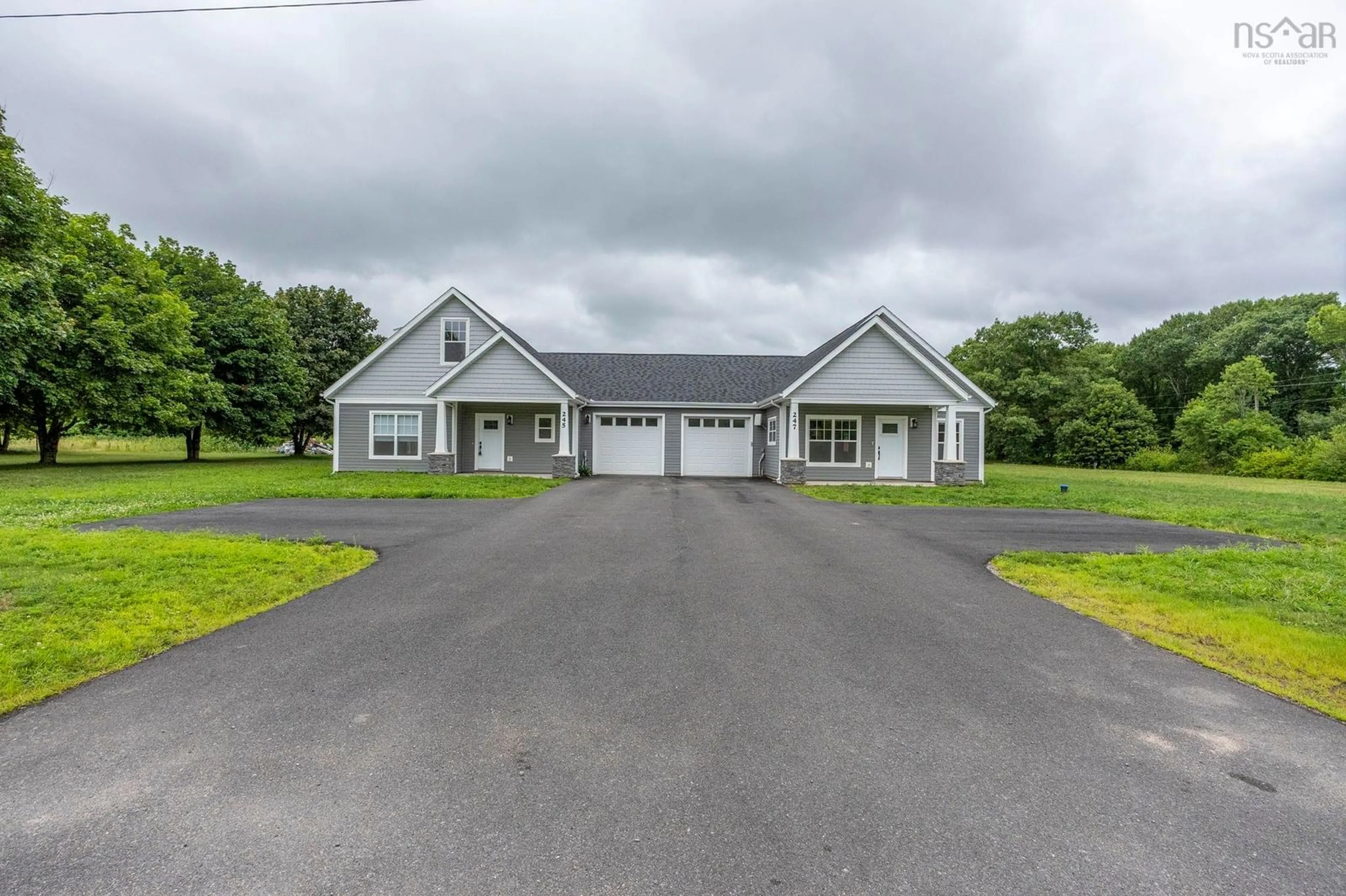 A pic from outside/outdoor area/front of a property/back of a property/a pic from drone, street for 245/247 Ward Rd, Greenwood Square Nova Scotia B0P 1R0