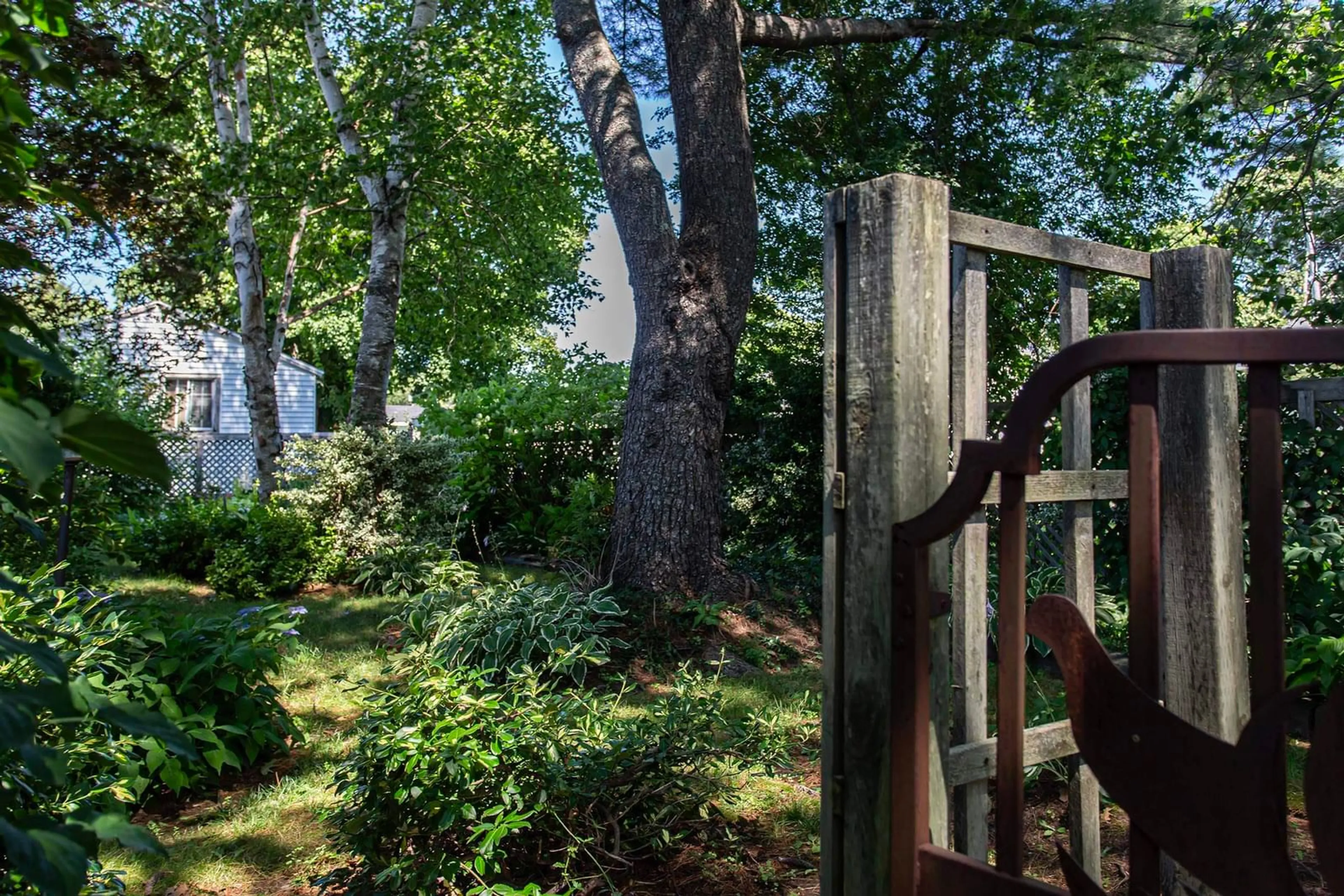 Patio, forest/trees view for 480 Main St, Middleton Nova Scotia B0S 1P0