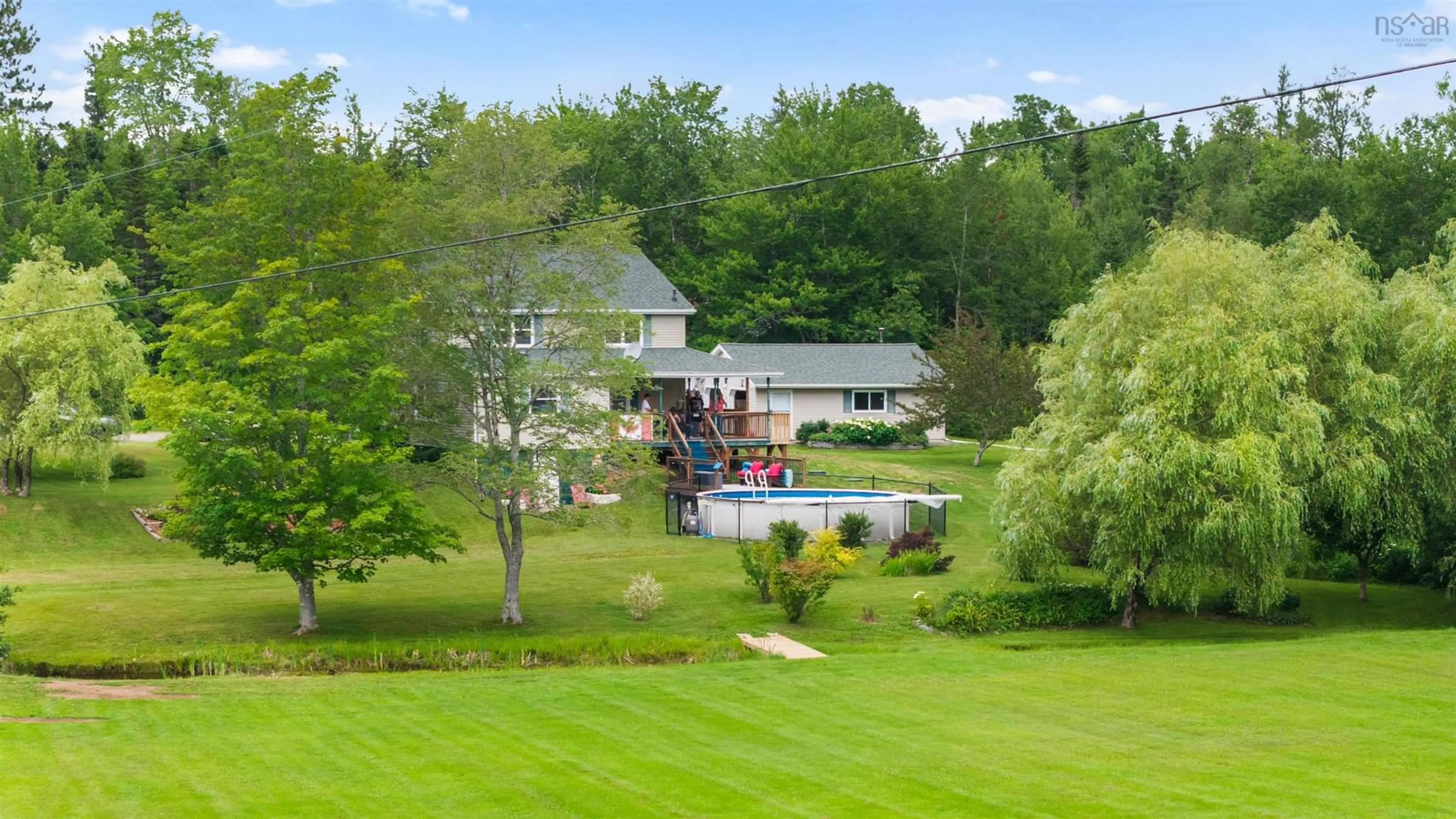 A pic from outside/outdoor area/front of a property/back of a property/a pic from drone, water/lake/river/ocean view for 40 Urquharts Lane, Chaswood Nova Scotia B0N 2H0