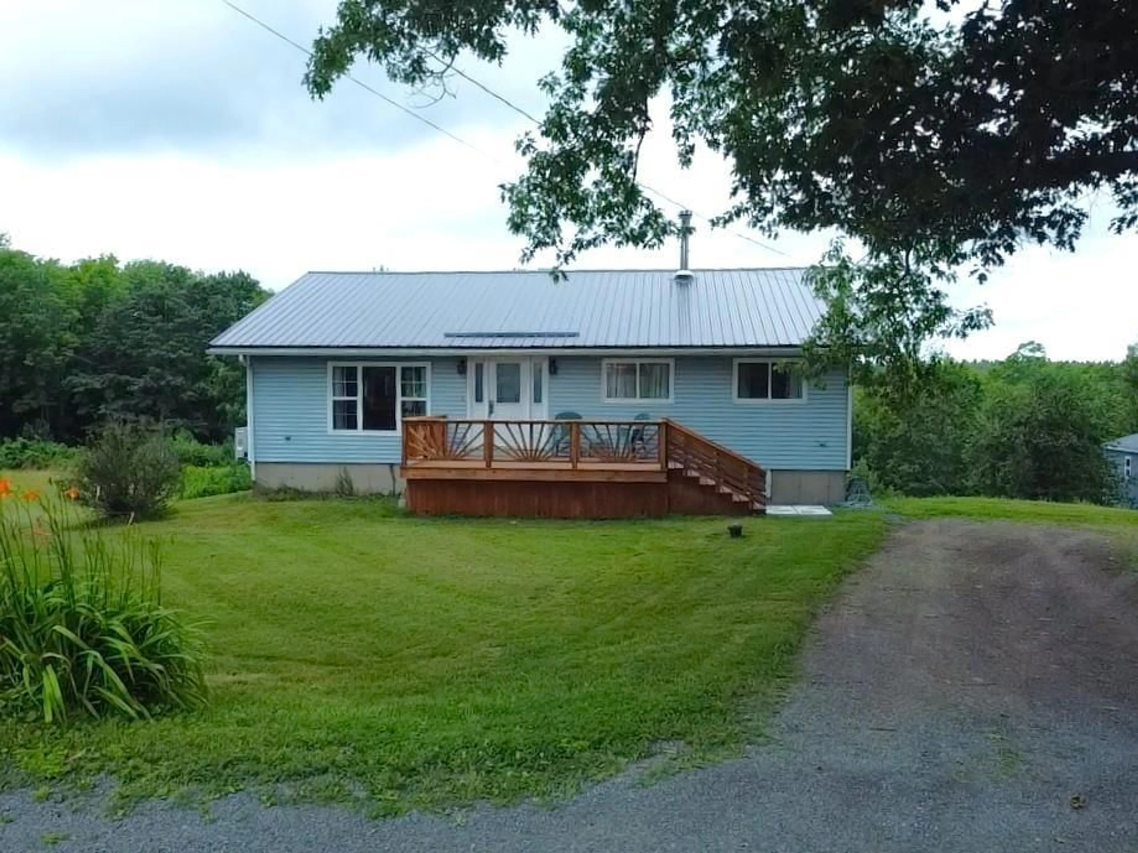 A pic from outside/outdoor area/front of a property/back of a property/a pic from drone, unknown for 3051 West River East Side Rd, Central West River Nova Scotia B0K 1P0