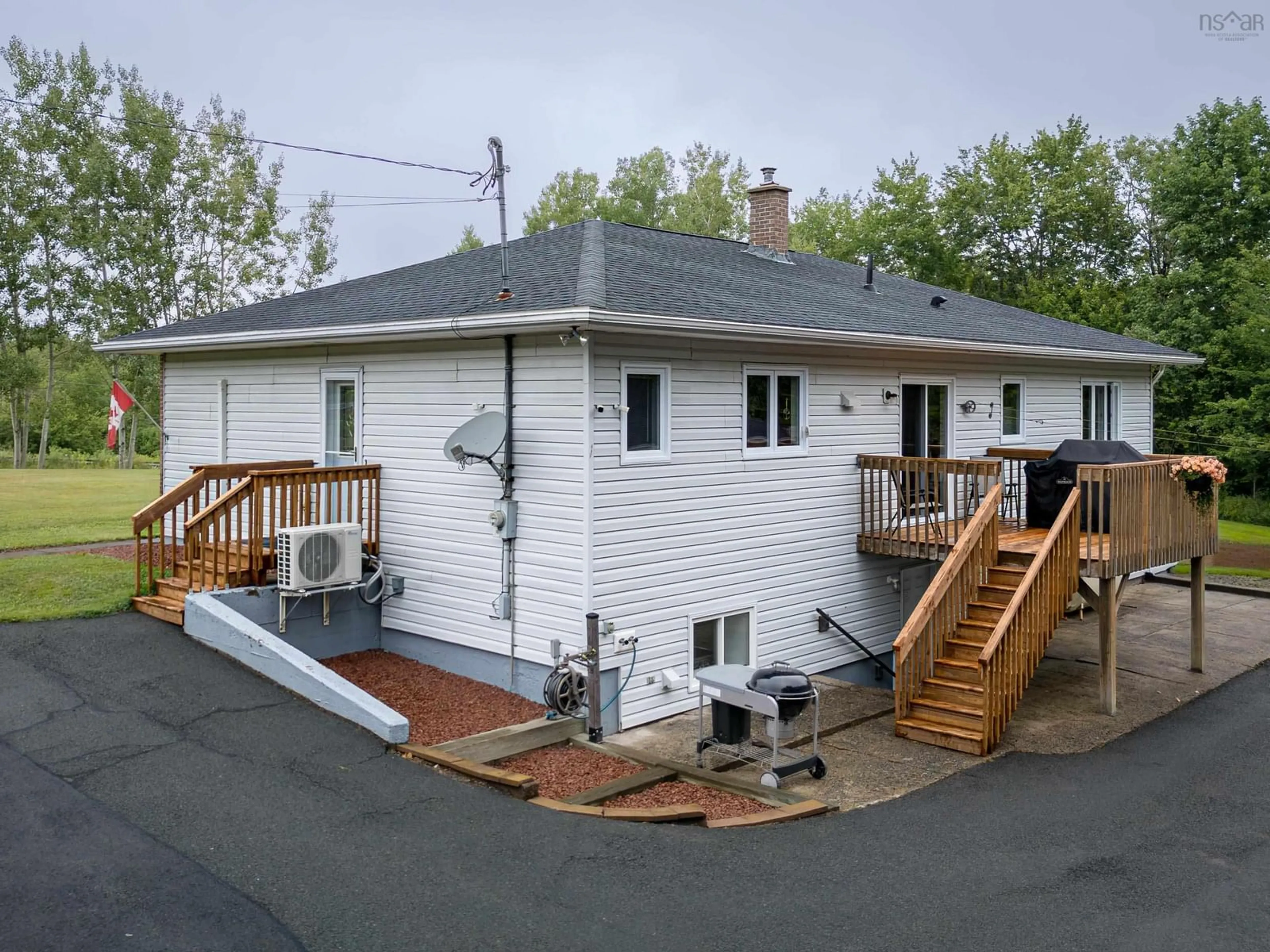 A pic from outside/outdoor area/front of a property/back of a property/a pic from drone, unknown for 4646 Highway 14, Upper Nine Mile River Nova Scotia B2S 3E7