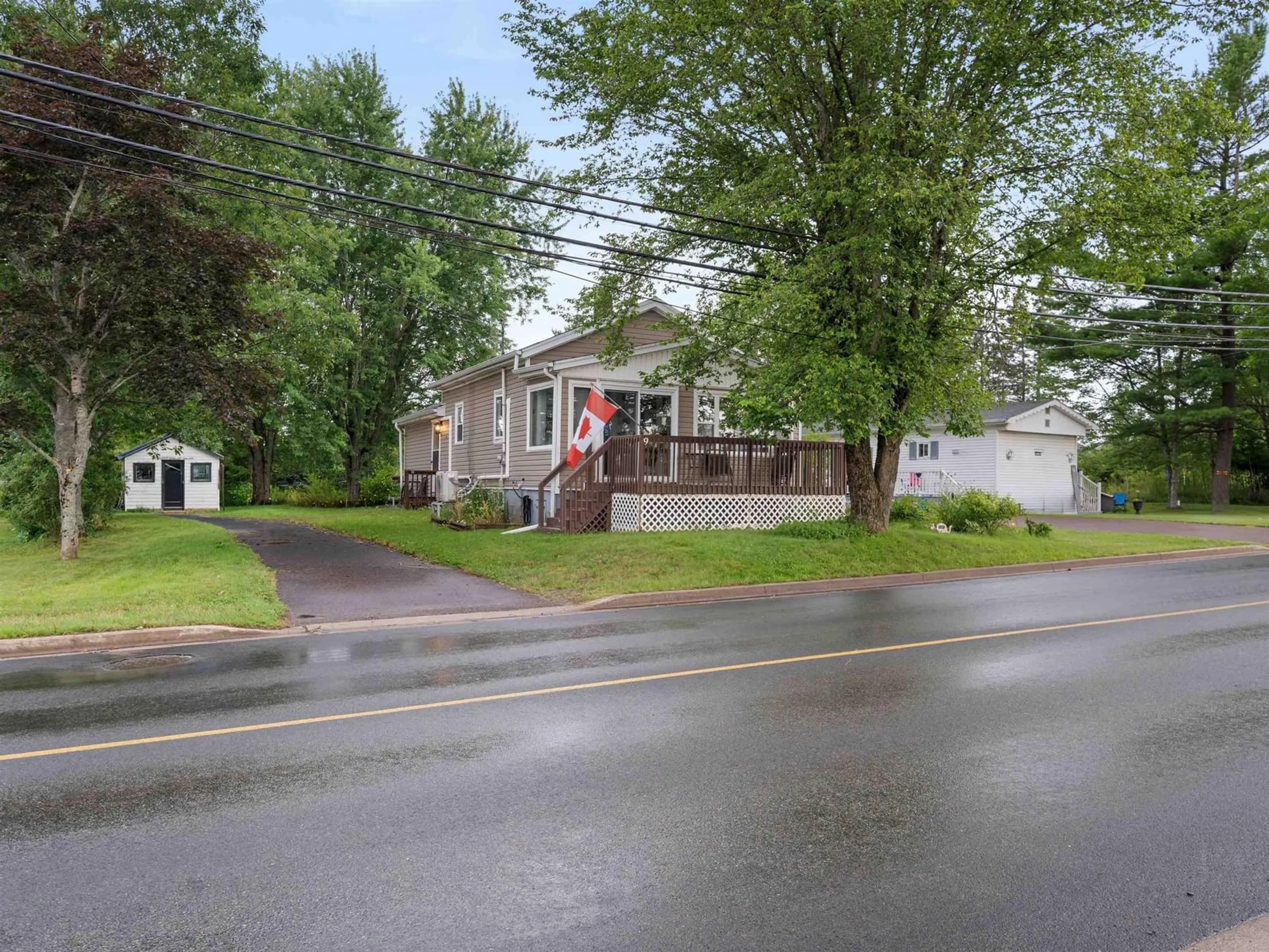 A pic from outside/outdoor area/front of a property/back of a property/a pic from drone, street for 9 Main Street East, Stewiacke Nova Scotia B0N 2J0
