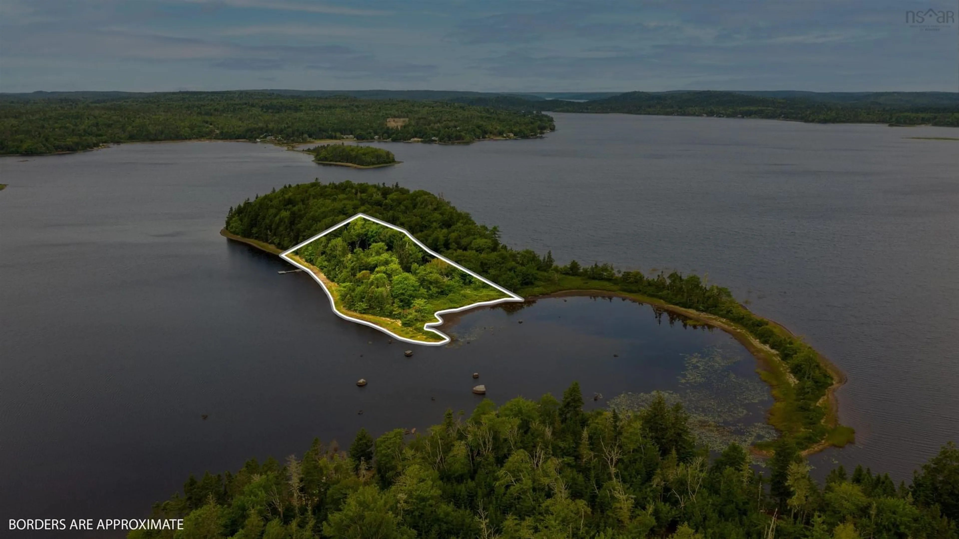Picture of a map for 2 Acres With Cottage Island No. 6, Lake Charlotte Nova Scotia B0J 2L0