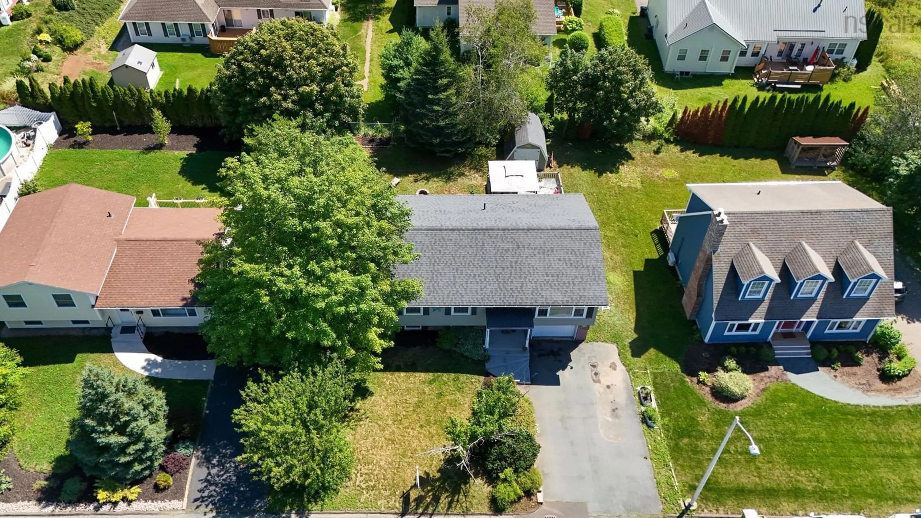 A pic from outside/outdoor area/front of a property/back of a property/a pic from drone, street for 80 Apple Tree Lane, Kentville Nova Scotia B4N 3Y6