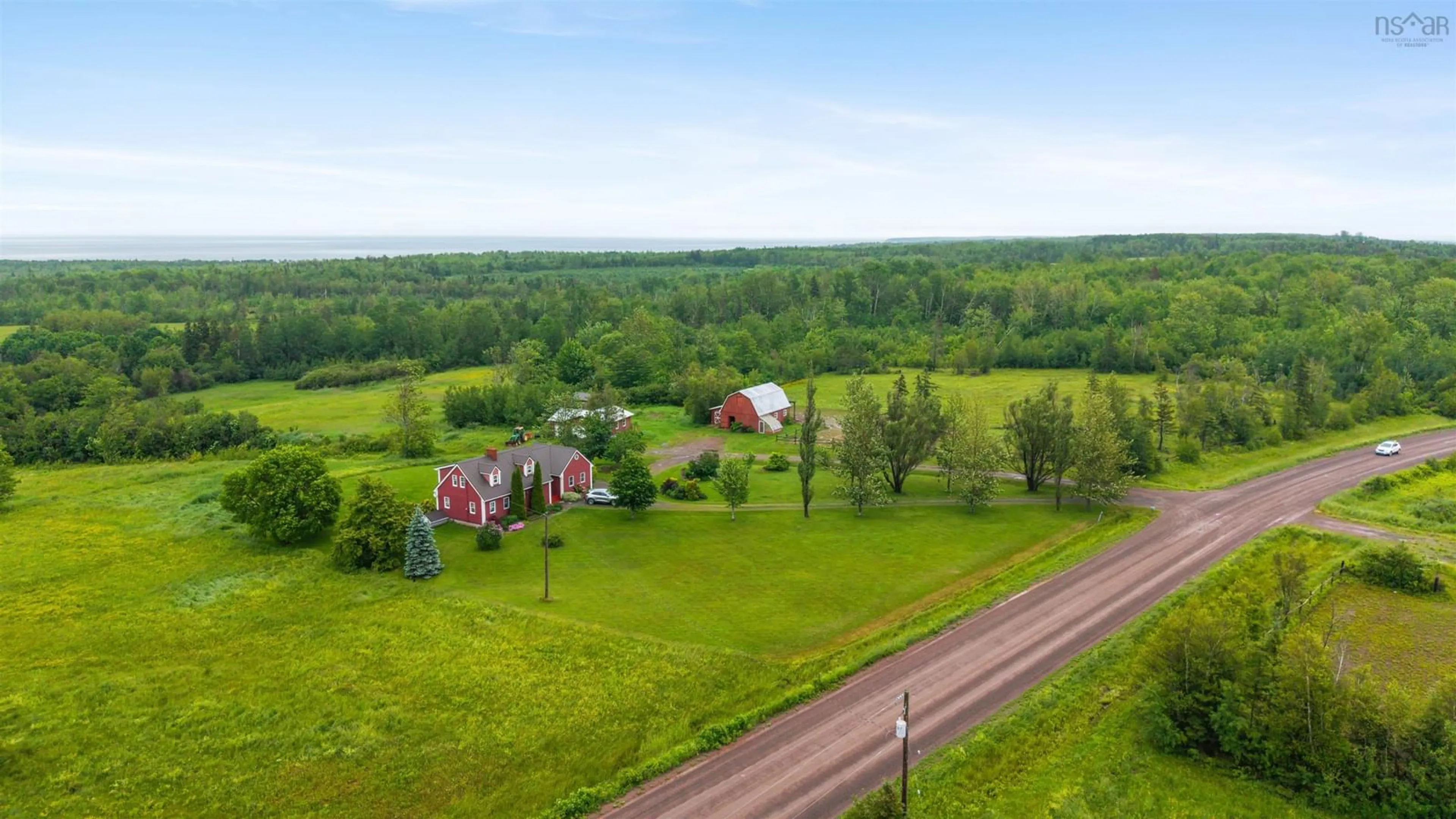 A pic from outside/outdoor area/front of a property/back of a property/a pic from drone, unknown for 199 Mcinnis Rd, Malagash Nova Scotia B0K 1E0