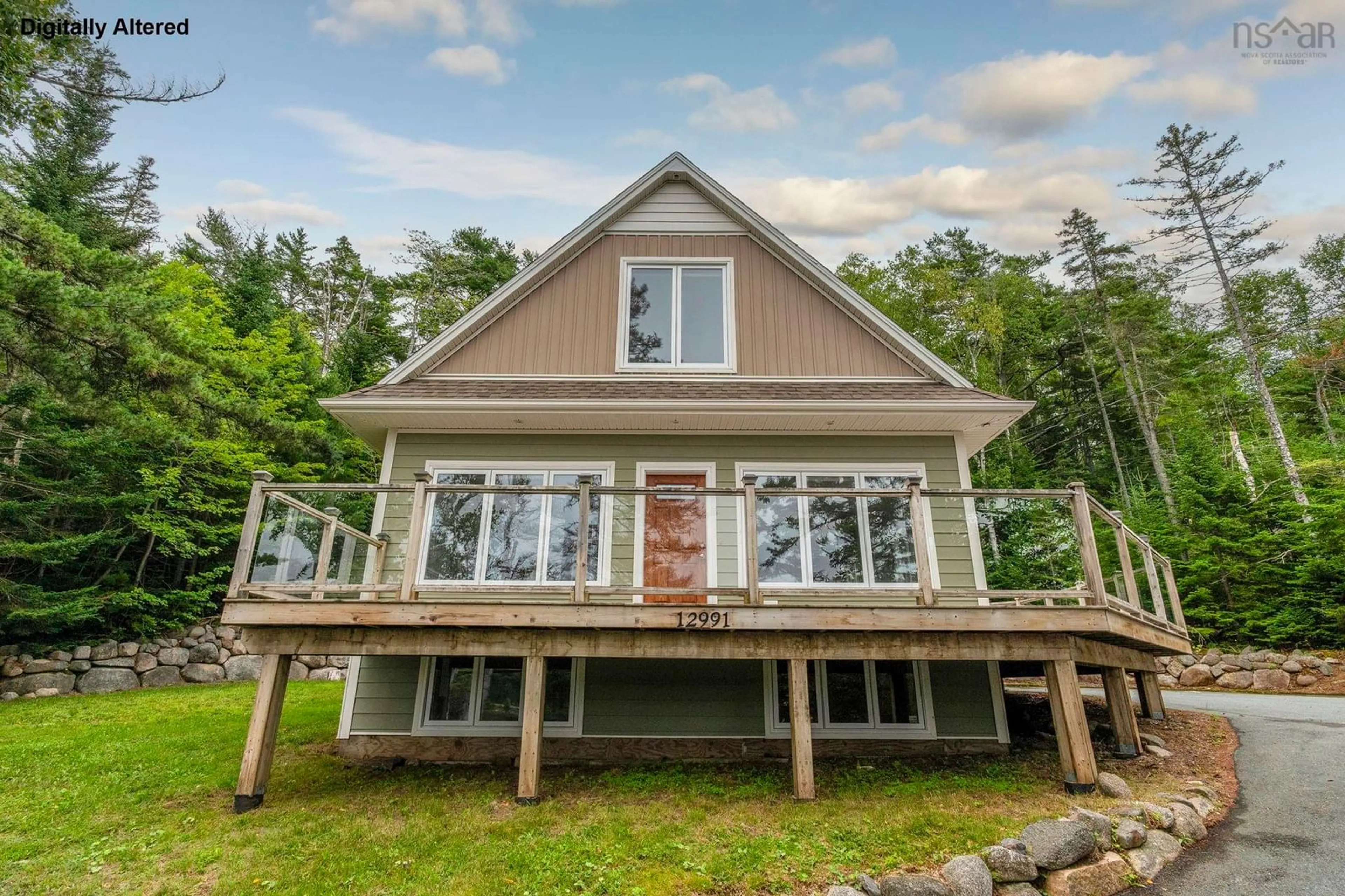 Home with vinyl exterior material, water/lake/river/ocean view for 12991 Peggys Cove Rd, Tantallon Nova Scotia B3Z 2K3