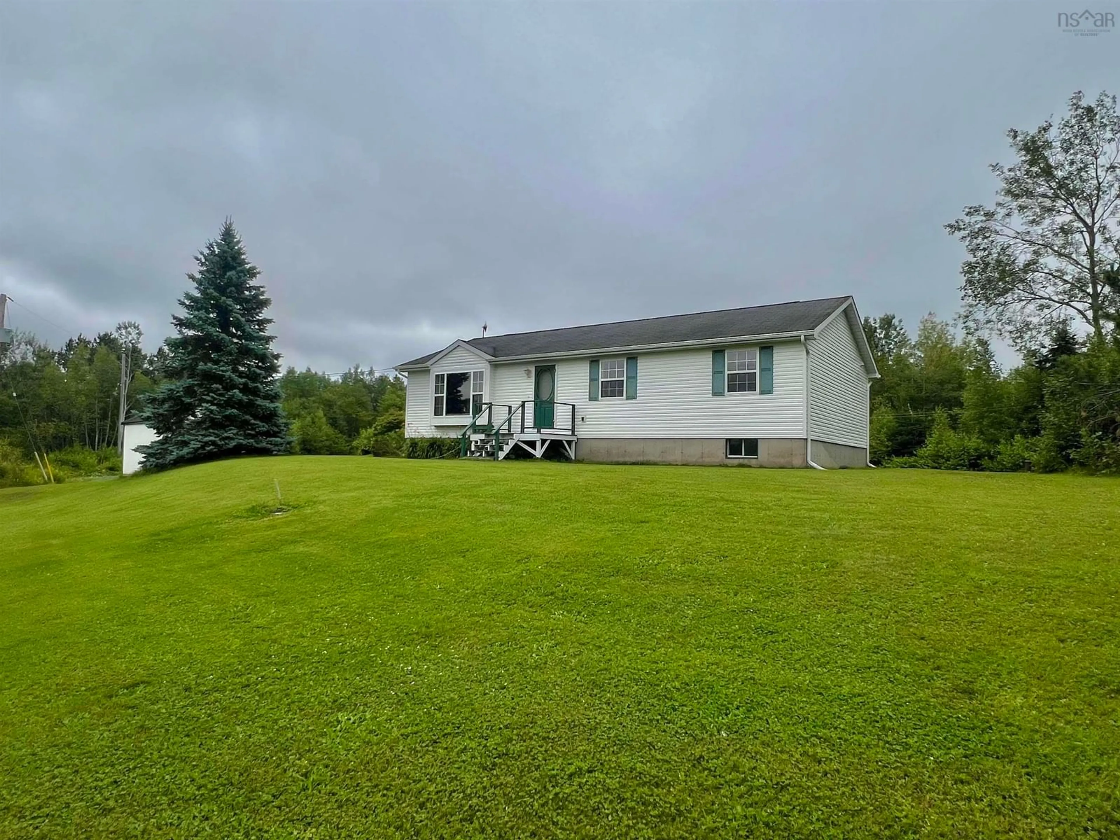 A pic from outside/outdoor area/front of a property/back of a property/a pic from drone, unknown for 188 Shore Rd, Sutherlands River Nova Scotia B0K 1G0
