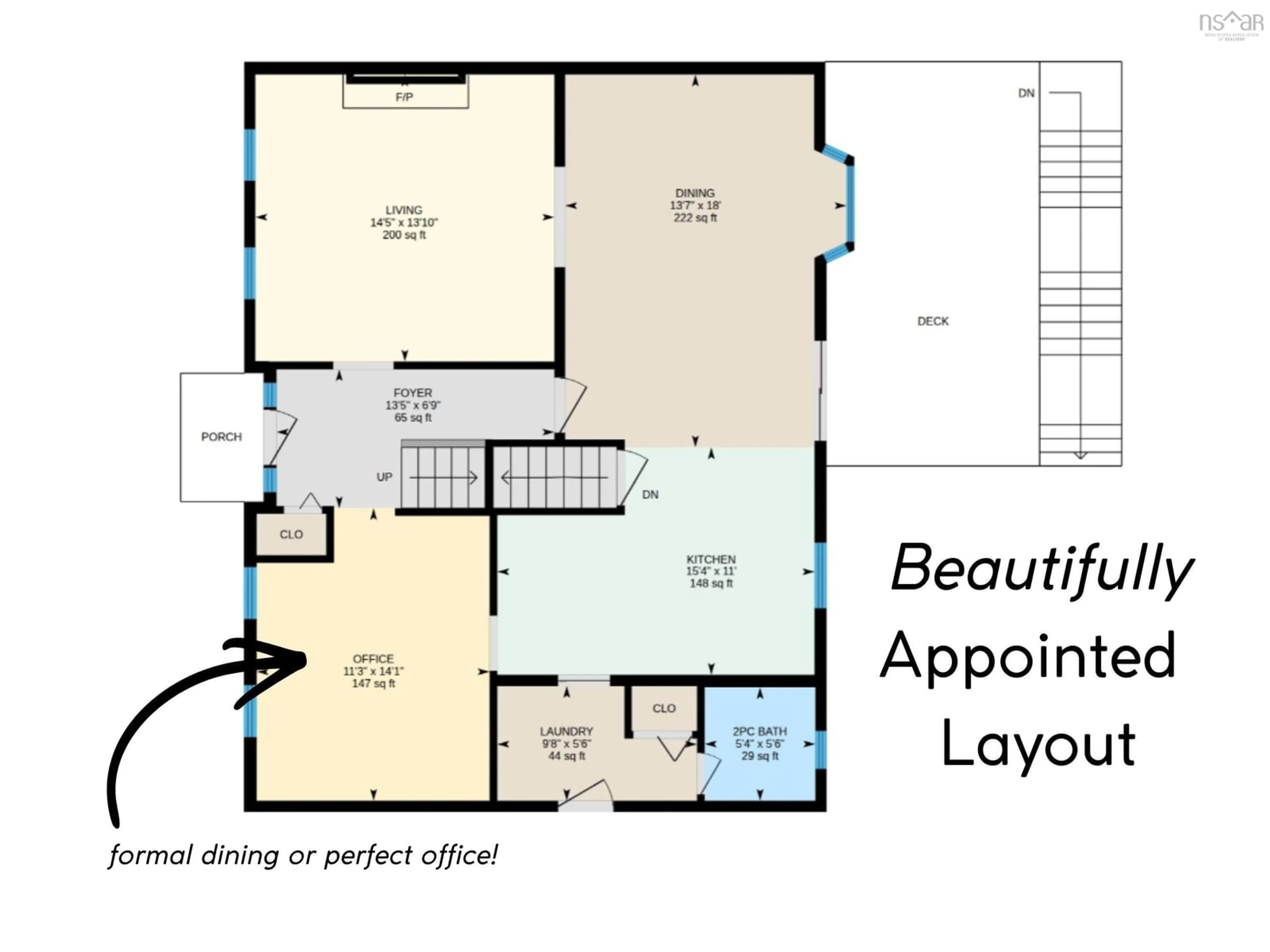 Floor plan for 305 Rolling Hills Dr, Waverley Nova Scotia B2R 1B7