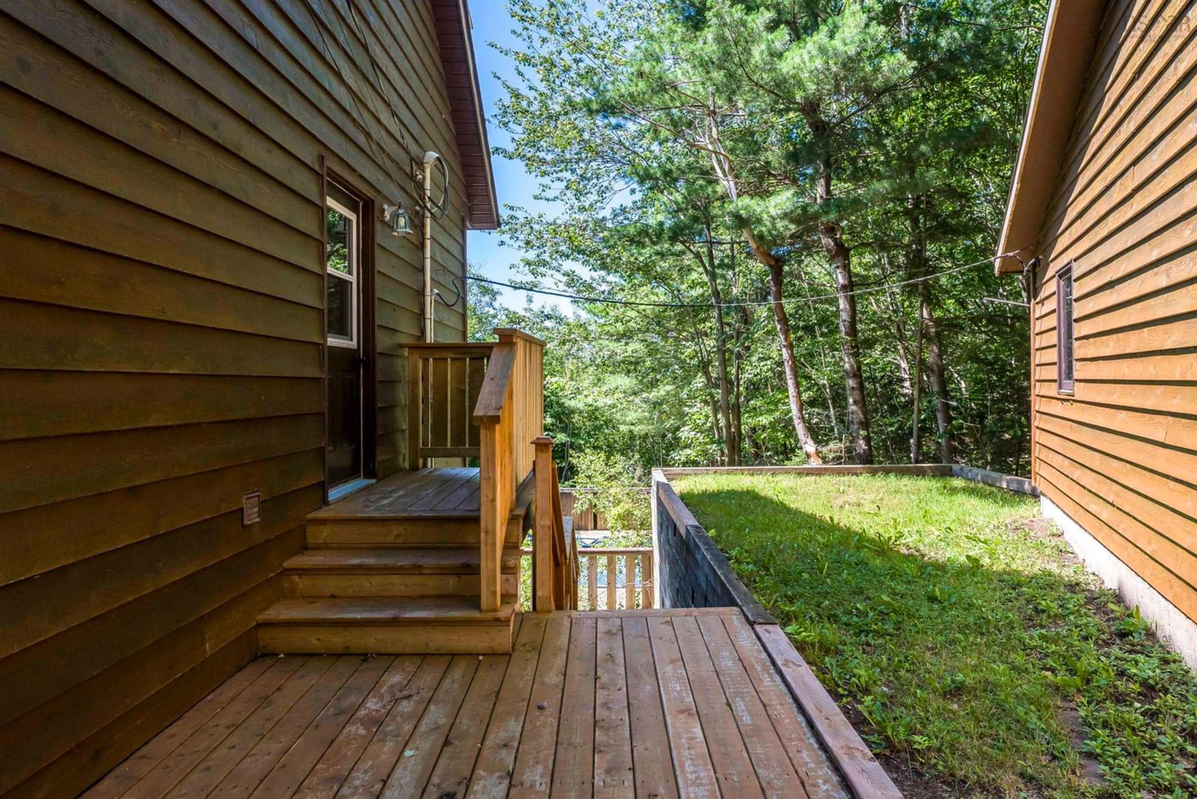 Patio, forest/trees view for 305 Rolling Hills Dr, Waverley Nova Scotia B2R 1B7