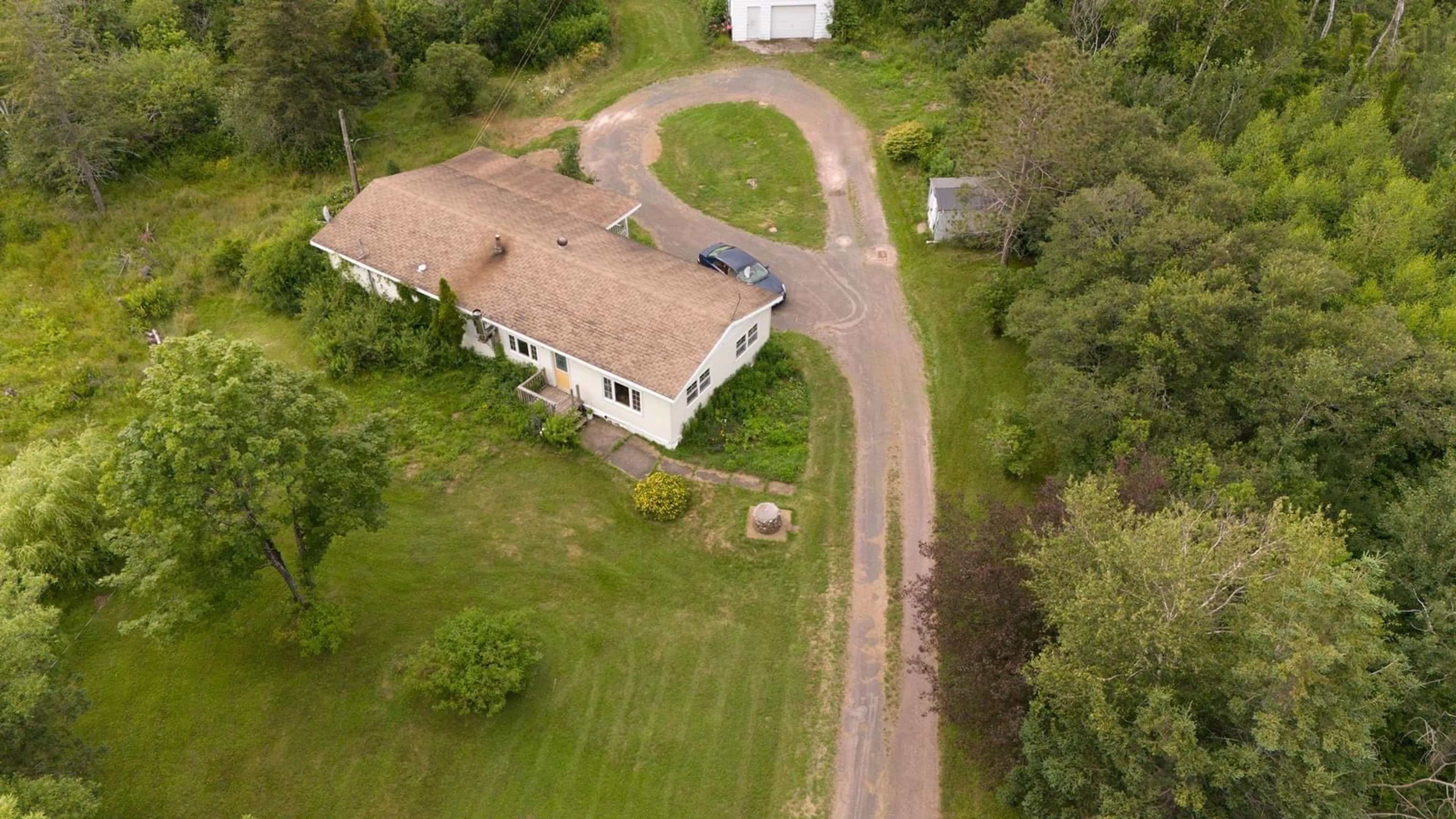 A pic from outside/outdoor area/front of a property/back of a property/a pic from drone, unknown for 4467 Shore Rd, Lismore Nova Scotia B0K 1G0