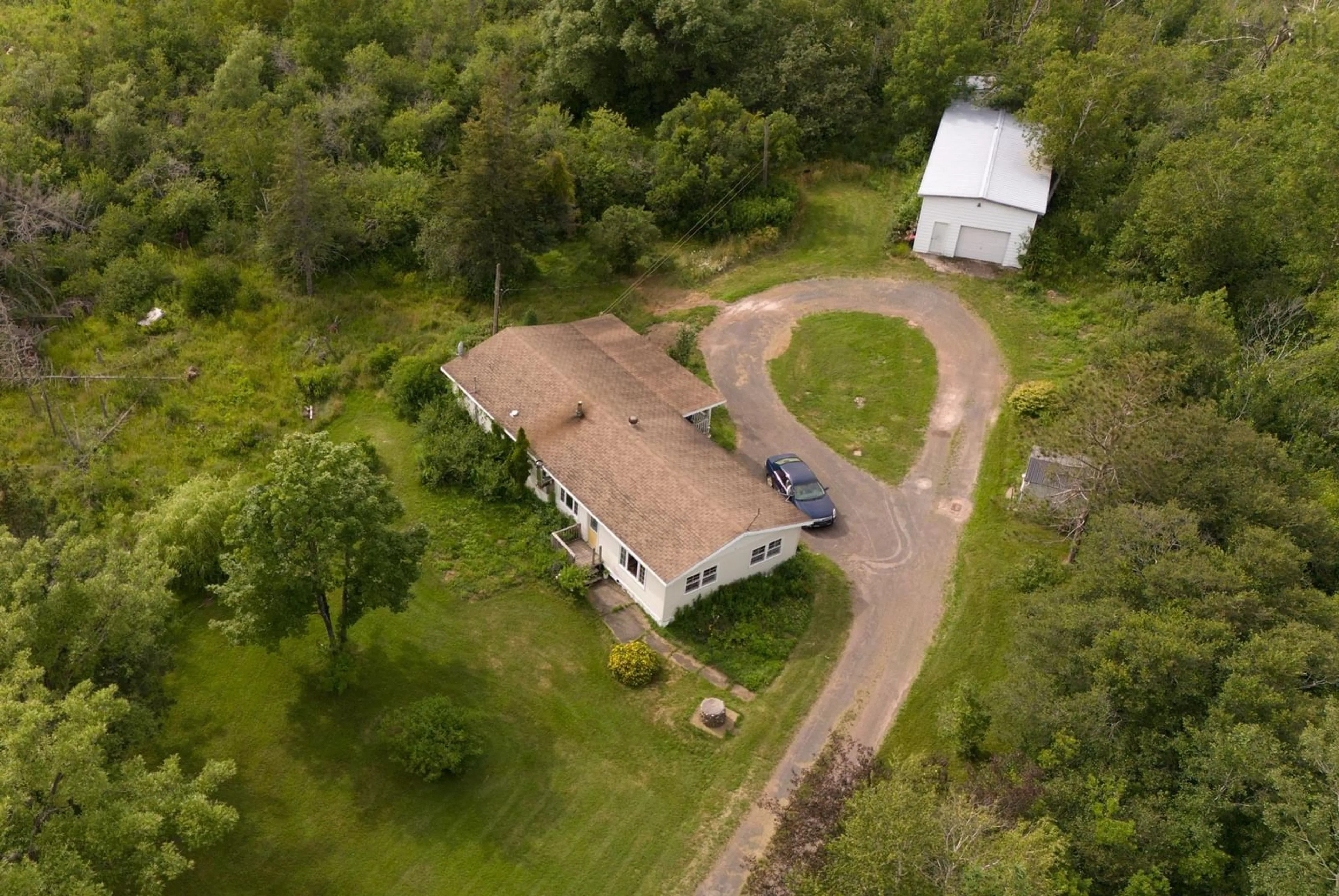 A pic from outside/outdoor area/front of a property/back of a property/a pic from drone, building for 4467 Shore Rd, Lismore Nova Scotia B0K 1G0