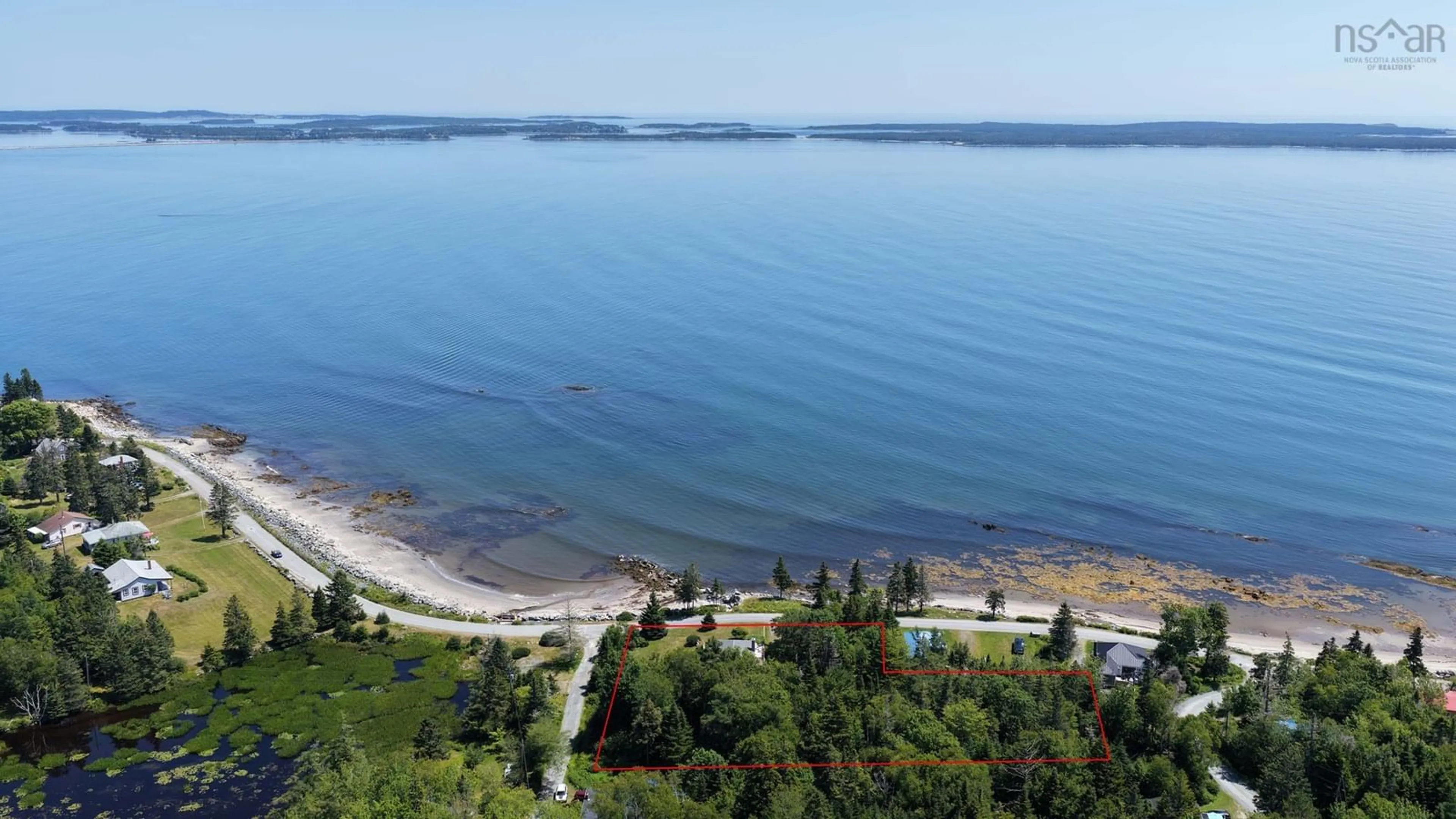 A pic from outside/outdoor area/front of a property/back of a property/a pic from drone, water/lake/river/ocean view for 488 Green Bay Rd, Green Bay Nova Scotia B4V 6N8