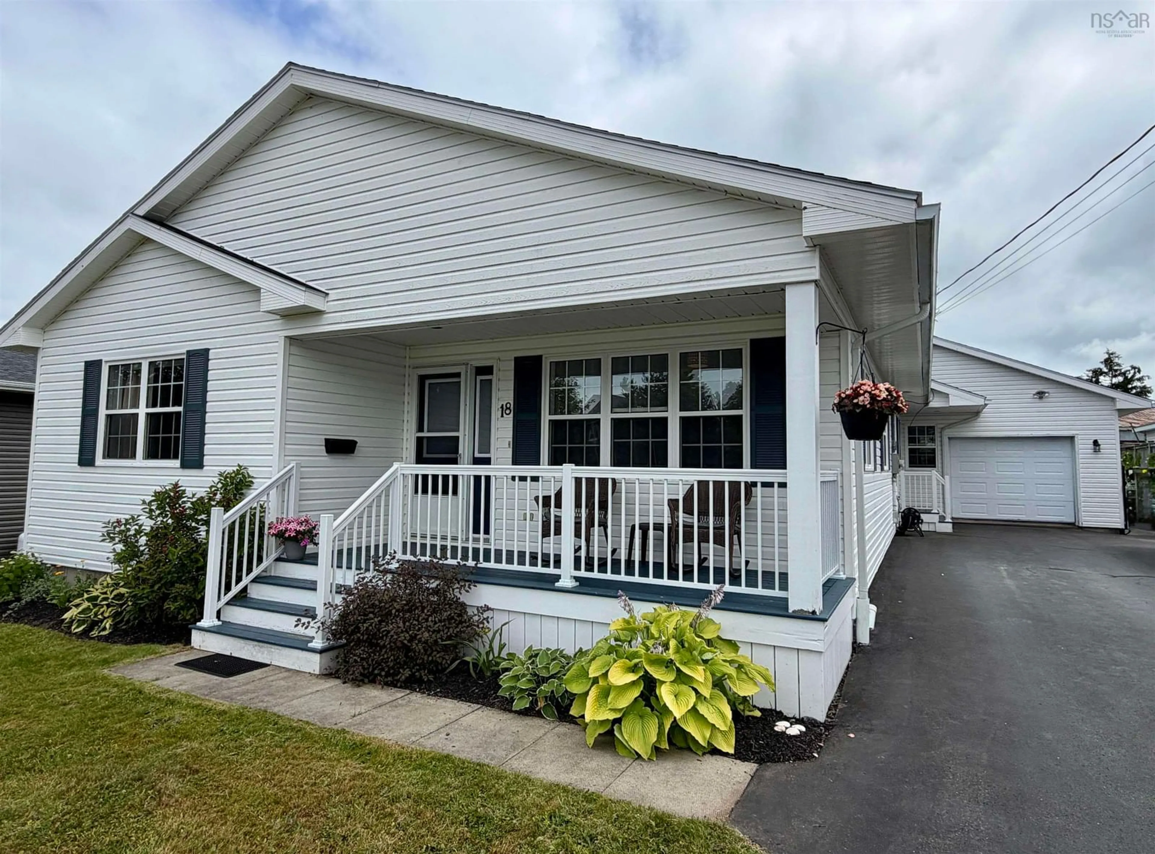 Home with vinyl exterior material, street for 18 Crockett Crt, Antigonish Nova Scotia B2G 2Y4