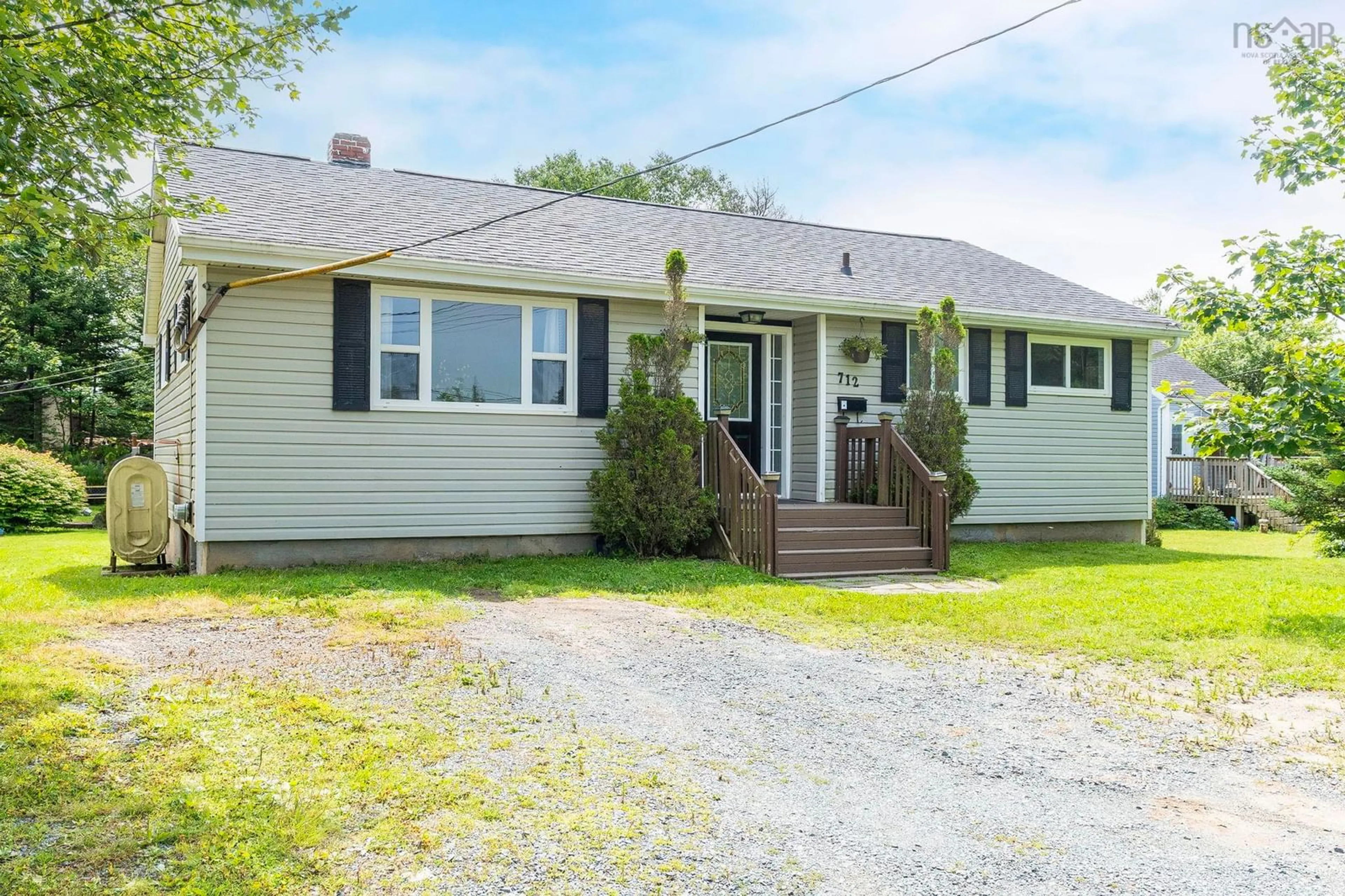 Home with vinyl exterior material, street for 712 Old Sambro Rd, Halifax Nova Scotia B3V 1A2