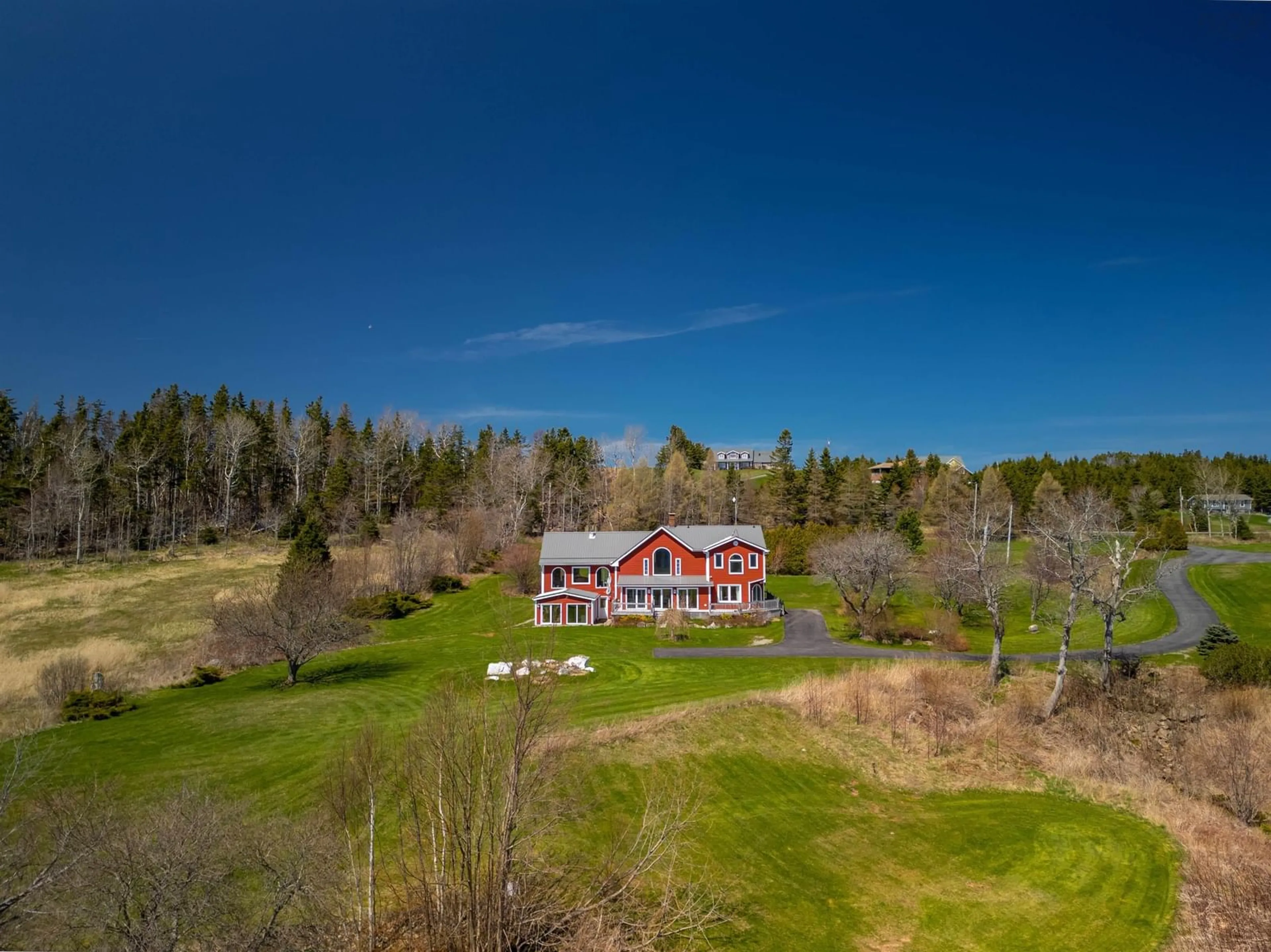 A pic from outside/outdoor area/front of a property/back of a property/a pic from drone, unknown for 2125 Hillside Boularderie Rd, Hillside Boularderie Nova Scotia B1Y 2T5