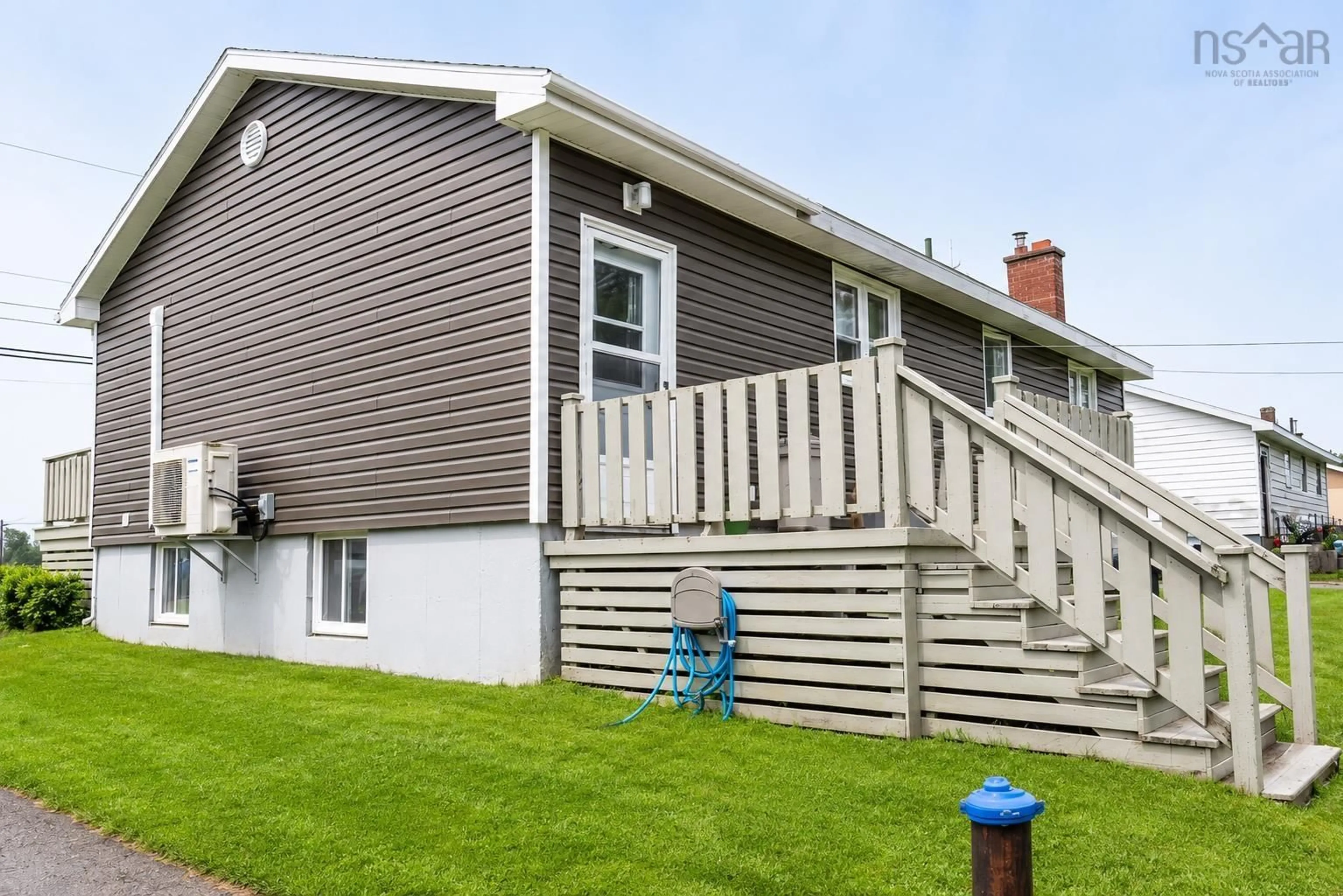 Home with vinyl exterior material, street for 71 Duffell Dr, Sydney Nova Scotia B1P 3G7