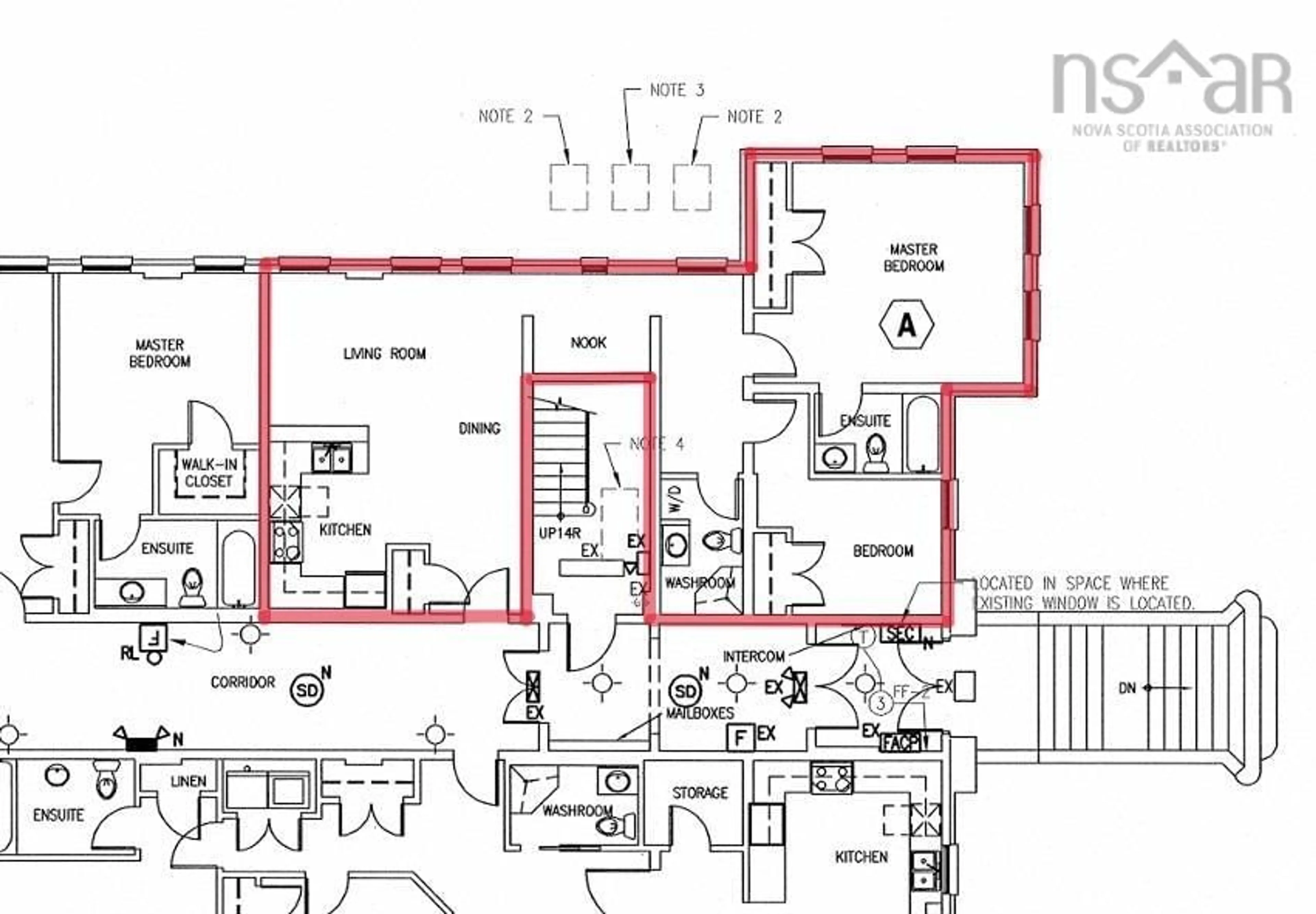 Floor plan for 5355 Russell #101, Halifax Peninsula Nova Scotia B3K 1W8