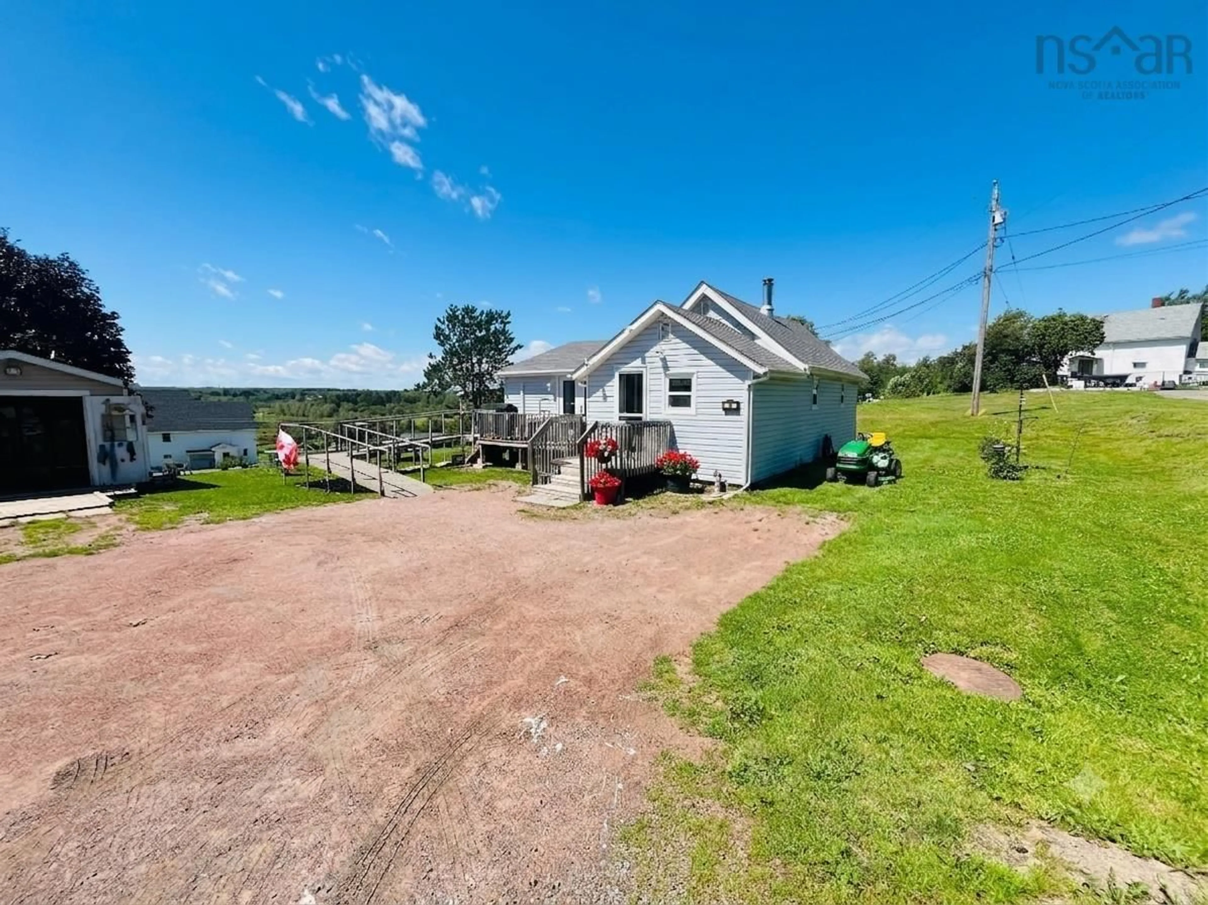 A pic from outside/outdoor area/front of a property/back of a property/a pic from drone, water/lake/river/ocean view for 75 Hillside Dr, Maccan Nova Scotia B0L 1B0