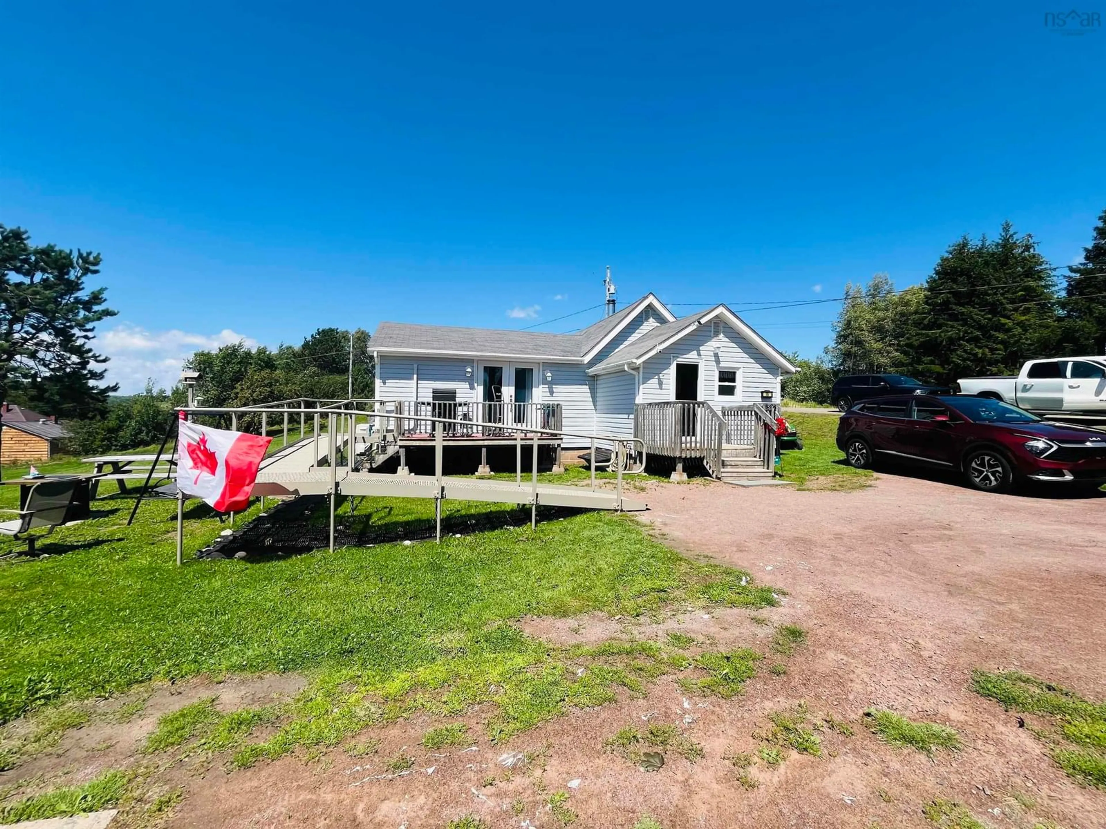 A pic from outside/outdoor area/front of a property/back of a property/a pic from drone, building for 75 Hillside Dr, Maccan Nova Scotia B0L 1B0