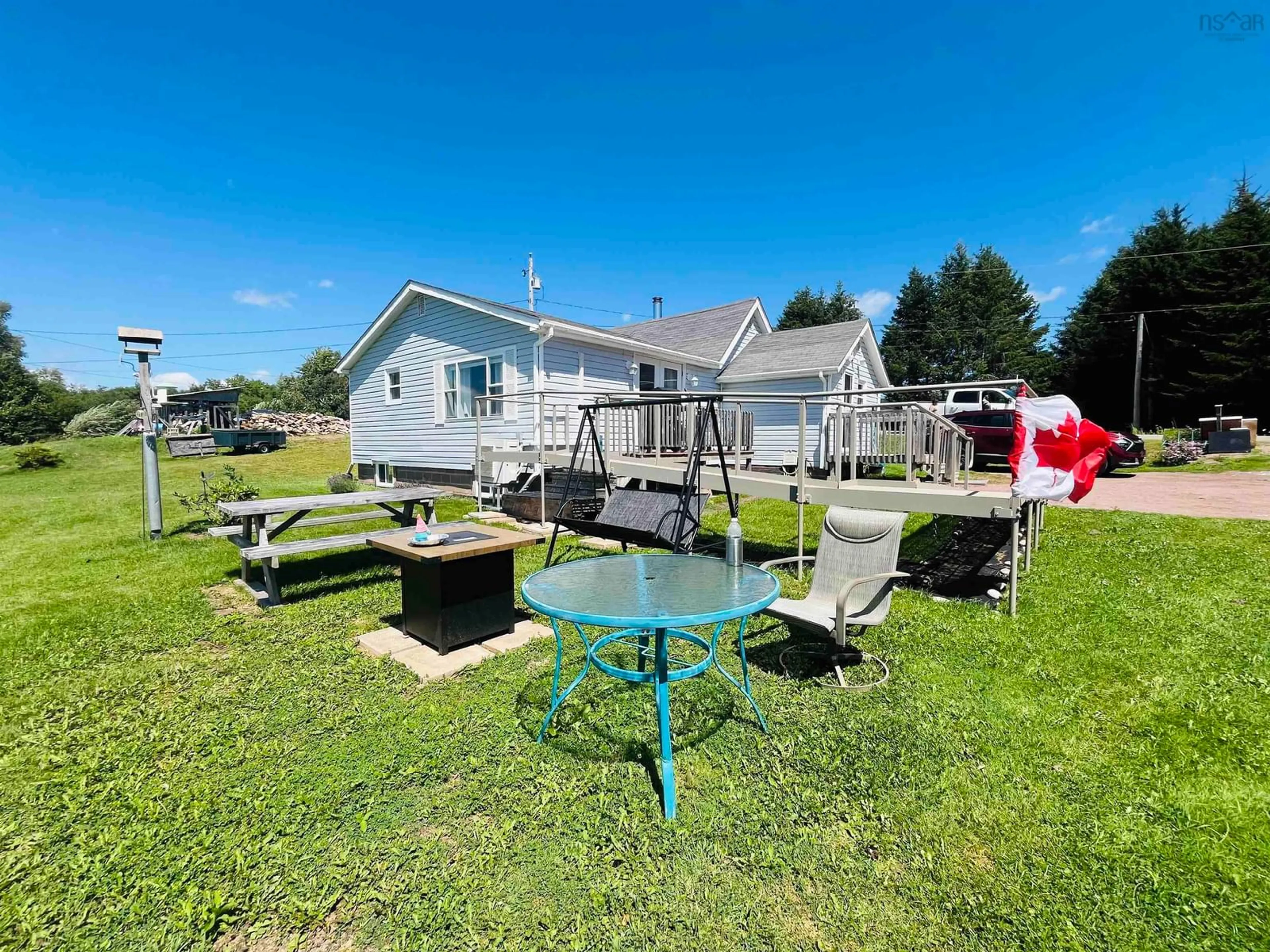 A pic from outside/outdoor area/front of a property/back of a property/a pic from drone, water/lake/river/ocean view for 75 Hillside Dr, Maccan Nova Scotia B0L 1B0