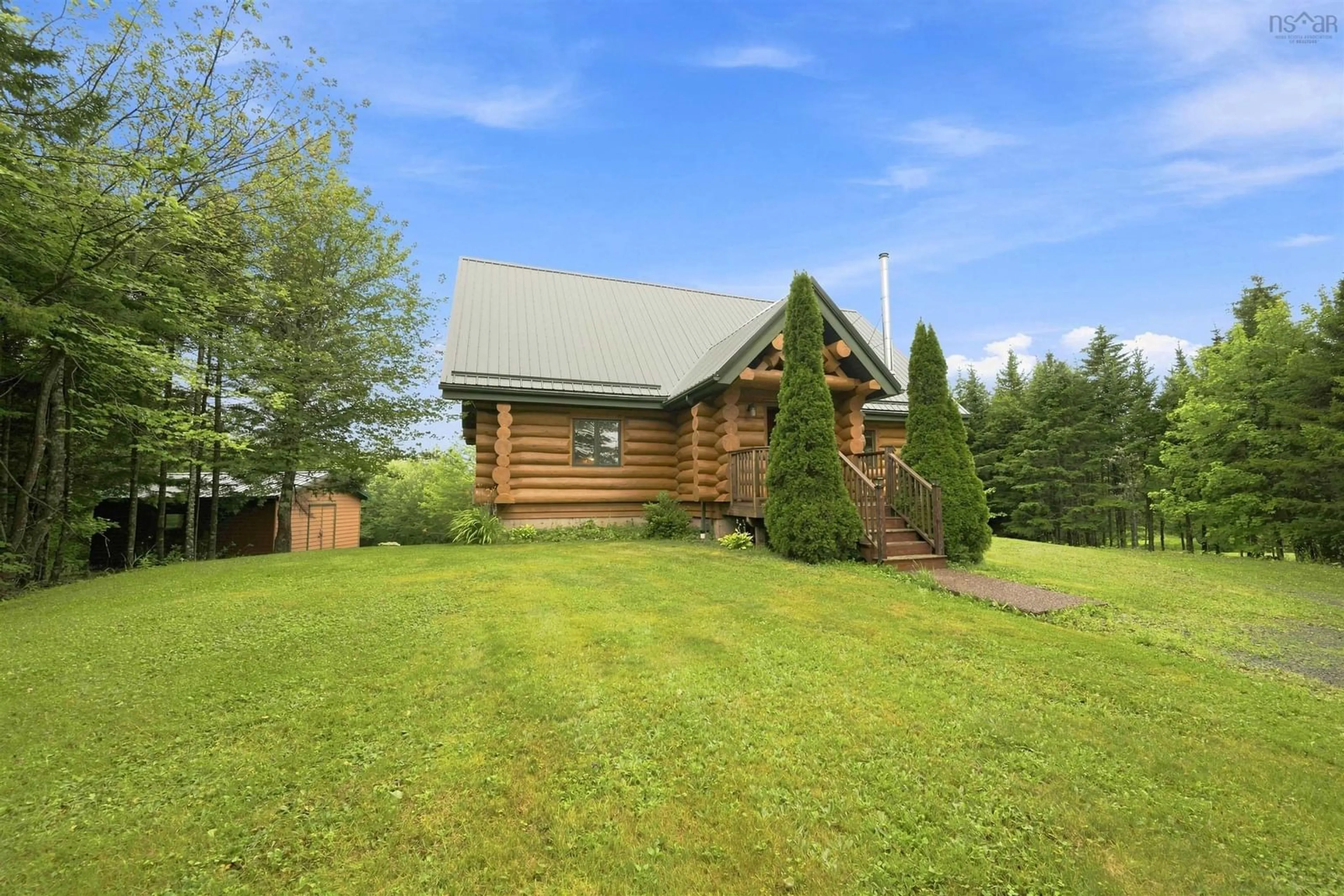 A pic from outside/outdoor area/front of a property/back of a property/a pic from drone, mountain view for 92 Emily Crt, Mineville Nova Scotia B2Z 1V4