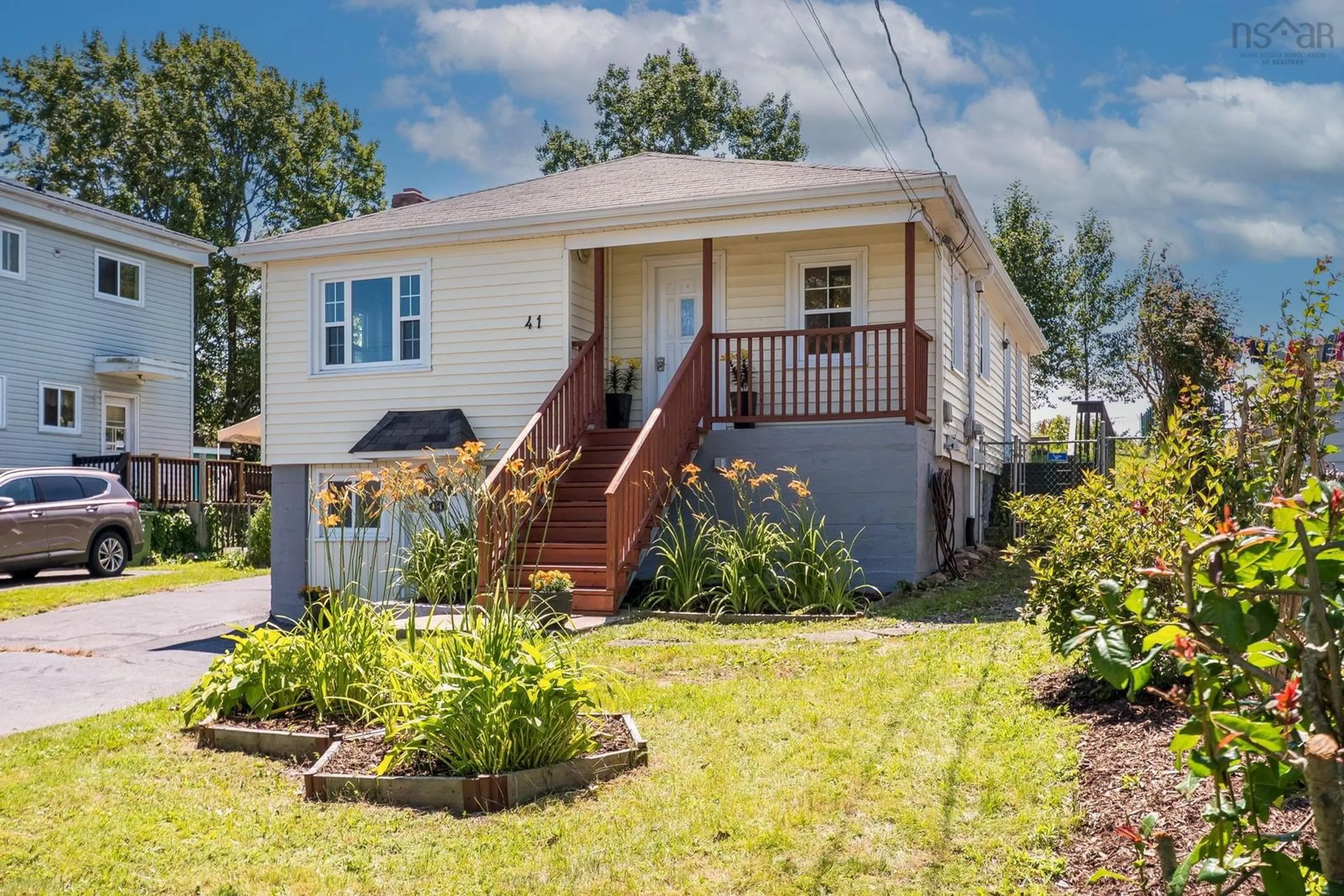 Home with vinyl exterior material, street for 41 Pine Grove Dr, Halifax Nova Scotia B3R 1S2