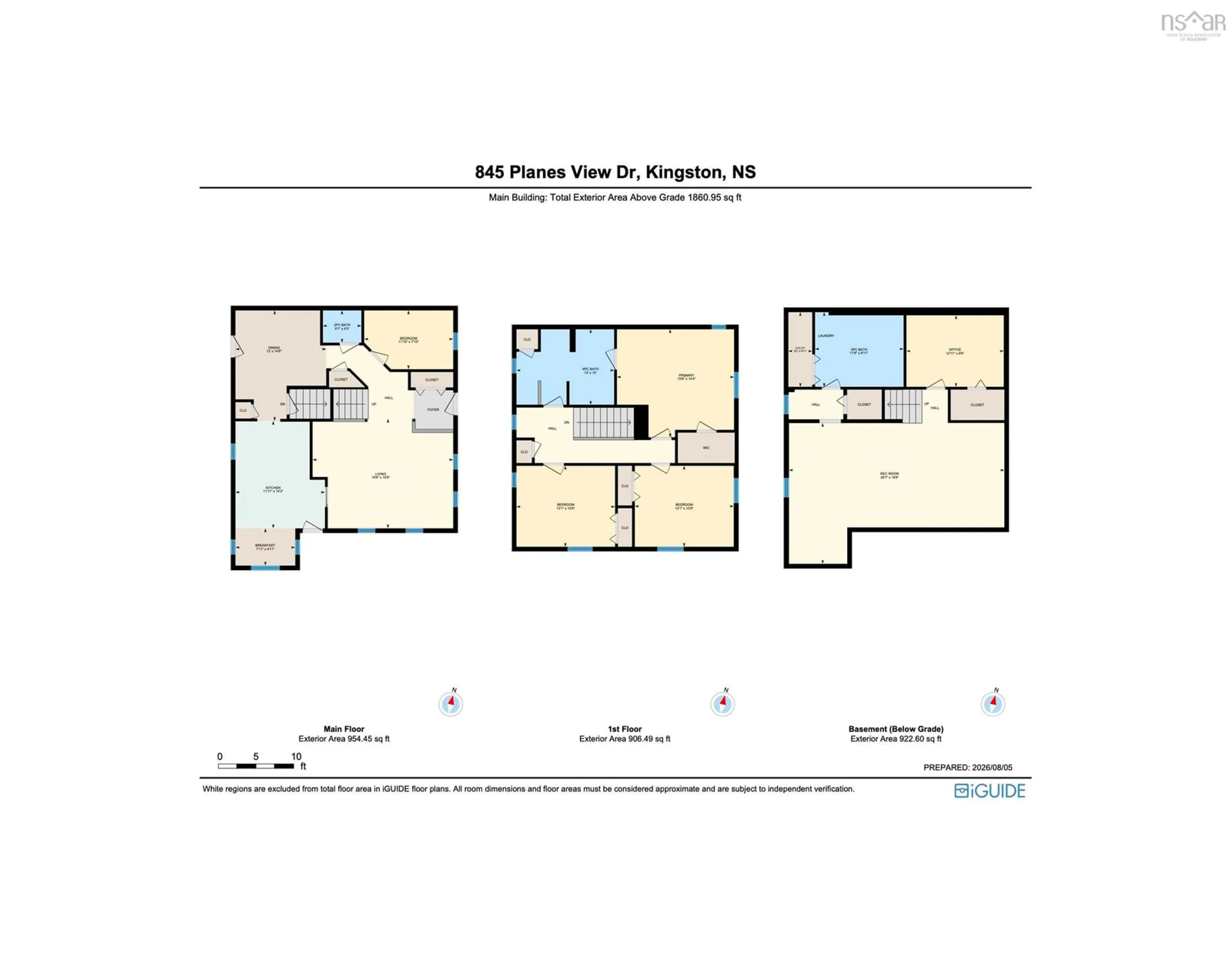 Floor plan for 845 Planes View Dr, Greenwood Nova Scotia B0P 1R0