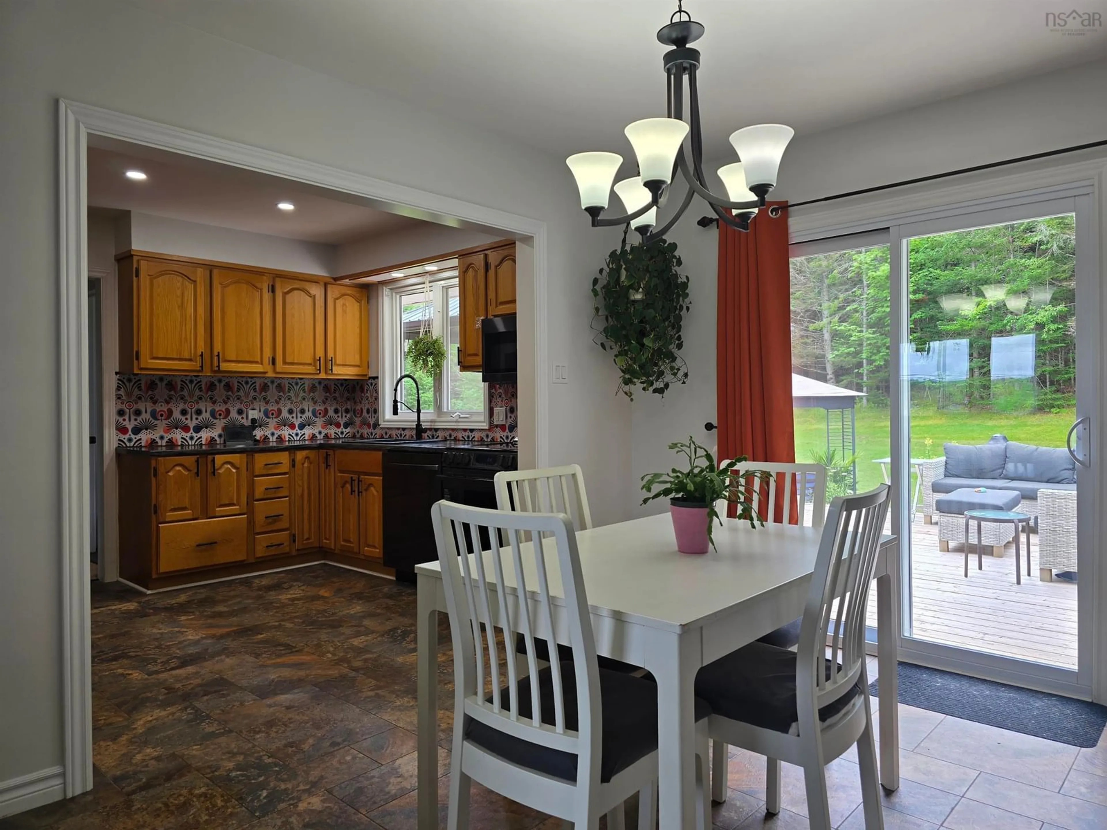 Open concept kitchen, ceramic/tile floor for 612 Greenfield Rd, Murray Siding Nova Scotia B6L 3N1