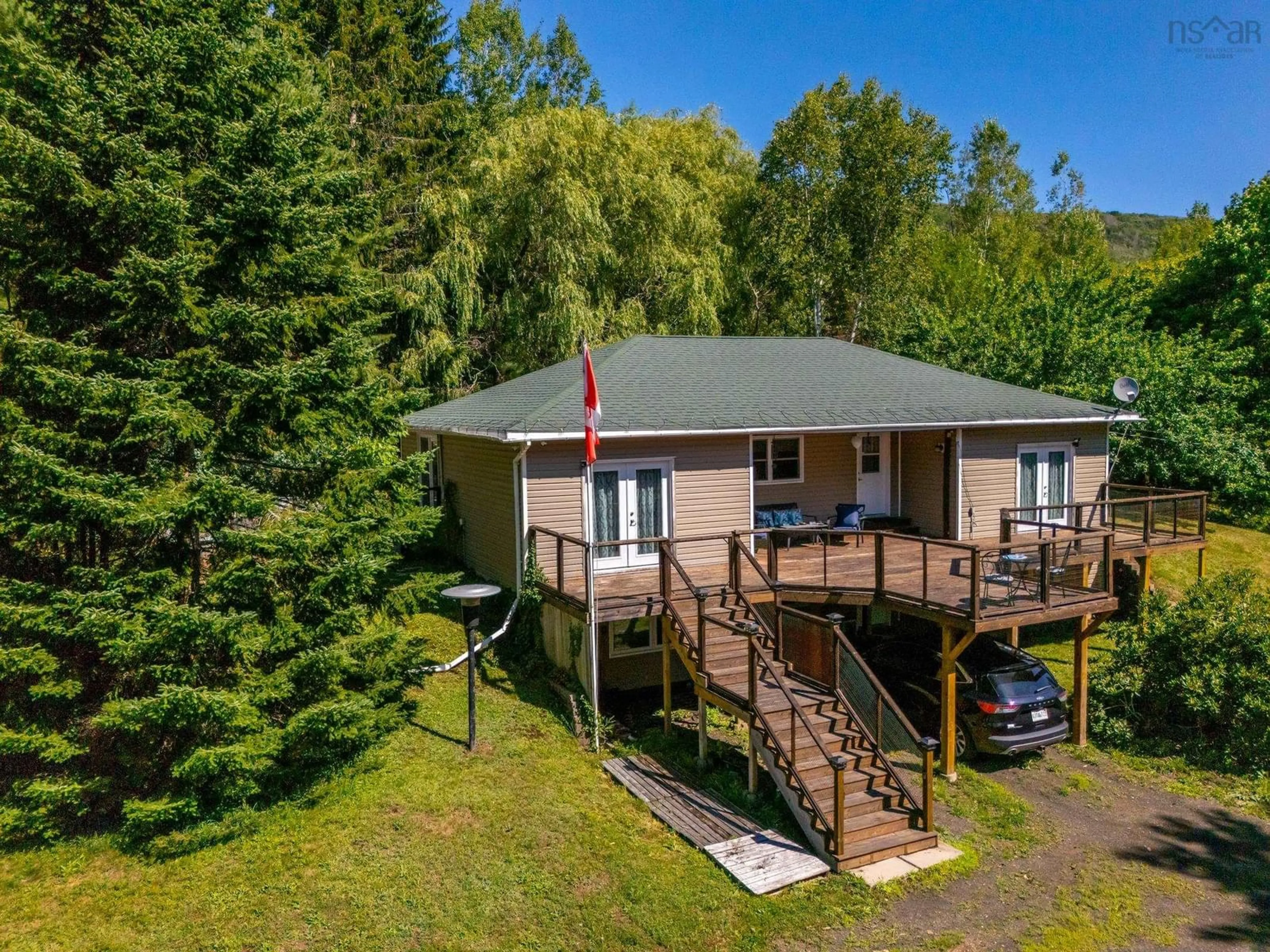 A pic from outside/outdoor area/front of a property/back of a property/a pic from drone, unknown for 663 Hampton Mountain Rd, Clarence West Nova Scotia B0S 1C0