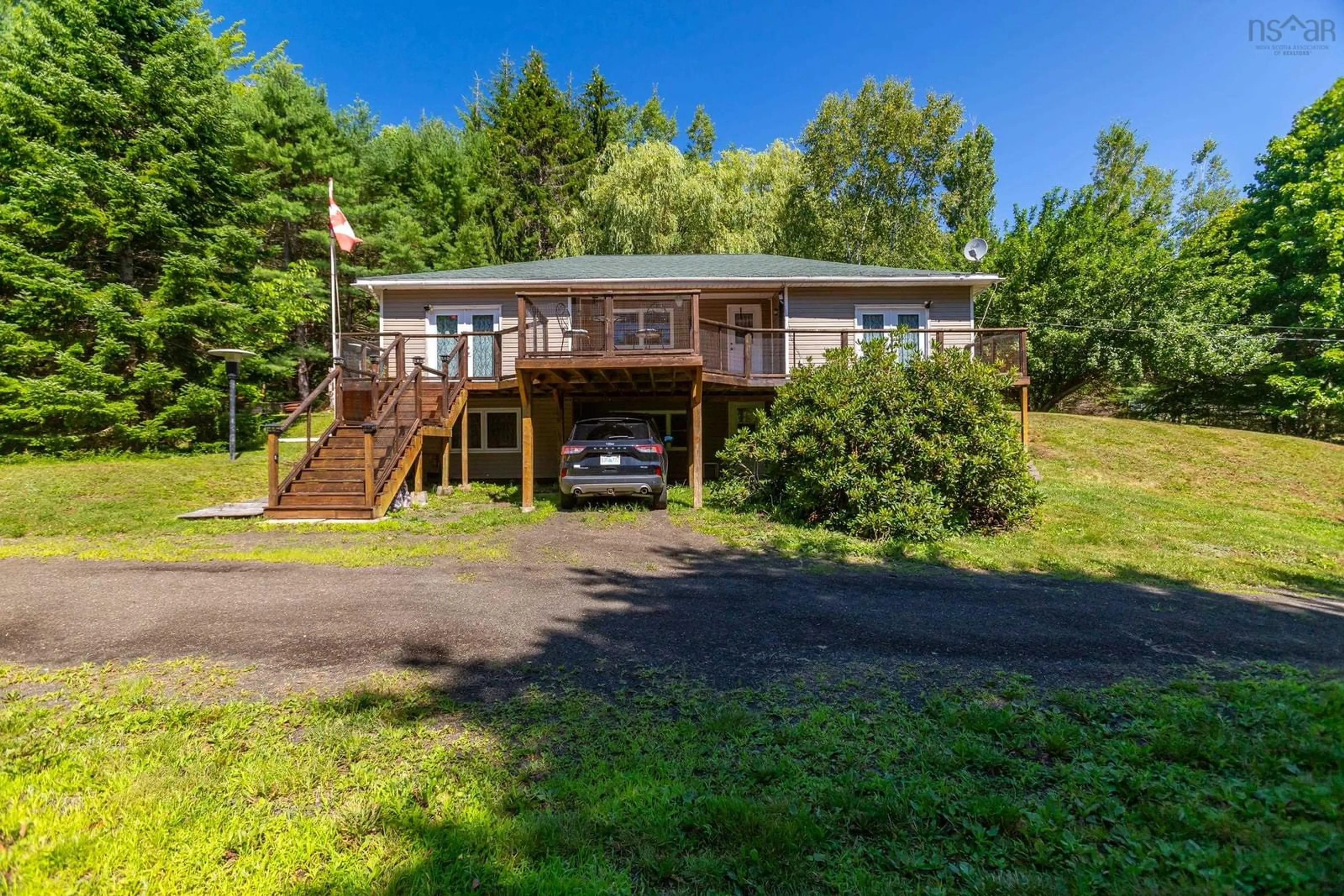 A pic from outside/outdoor area/front of a property/back of a property/a pic from drone, water/lake/river/ocean view for 663 Hampton Mountain Rd, Clarence West Nova Scotia B0S 1C0