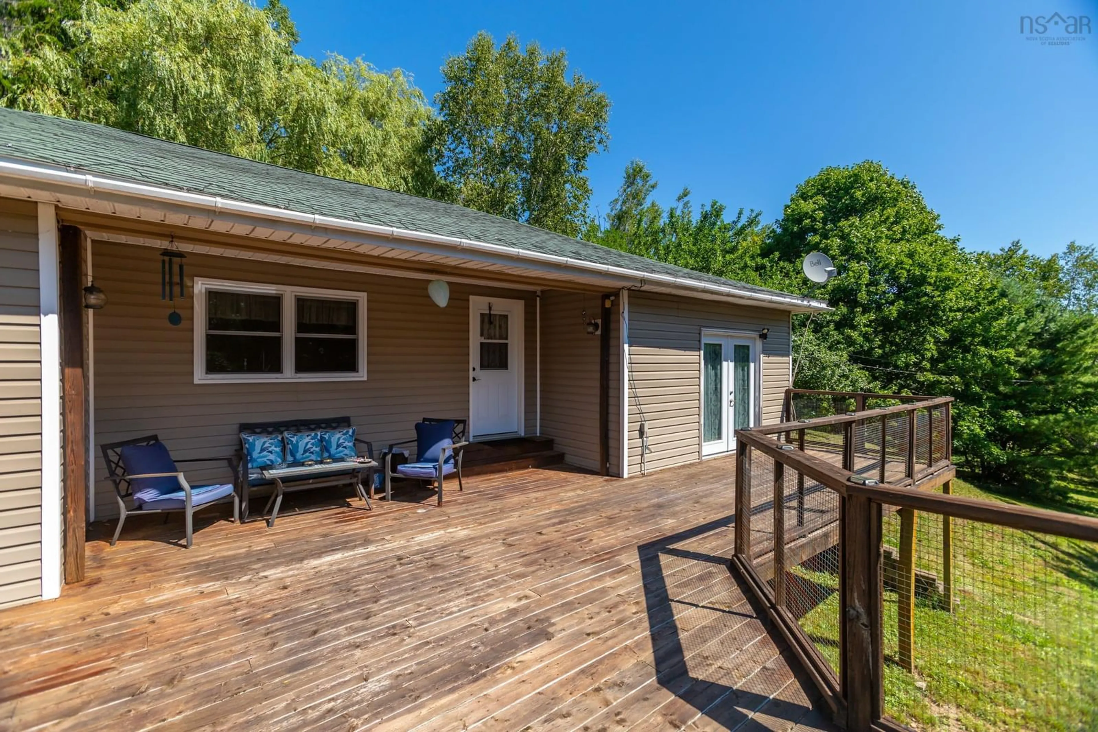 Patio, water/lake/river/ocean view for 663 Hampton Mountain Rd, Clarence West Nova Scotia B0S 1C0